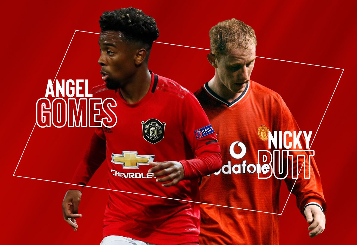Angel Gomes and Nicky Butt