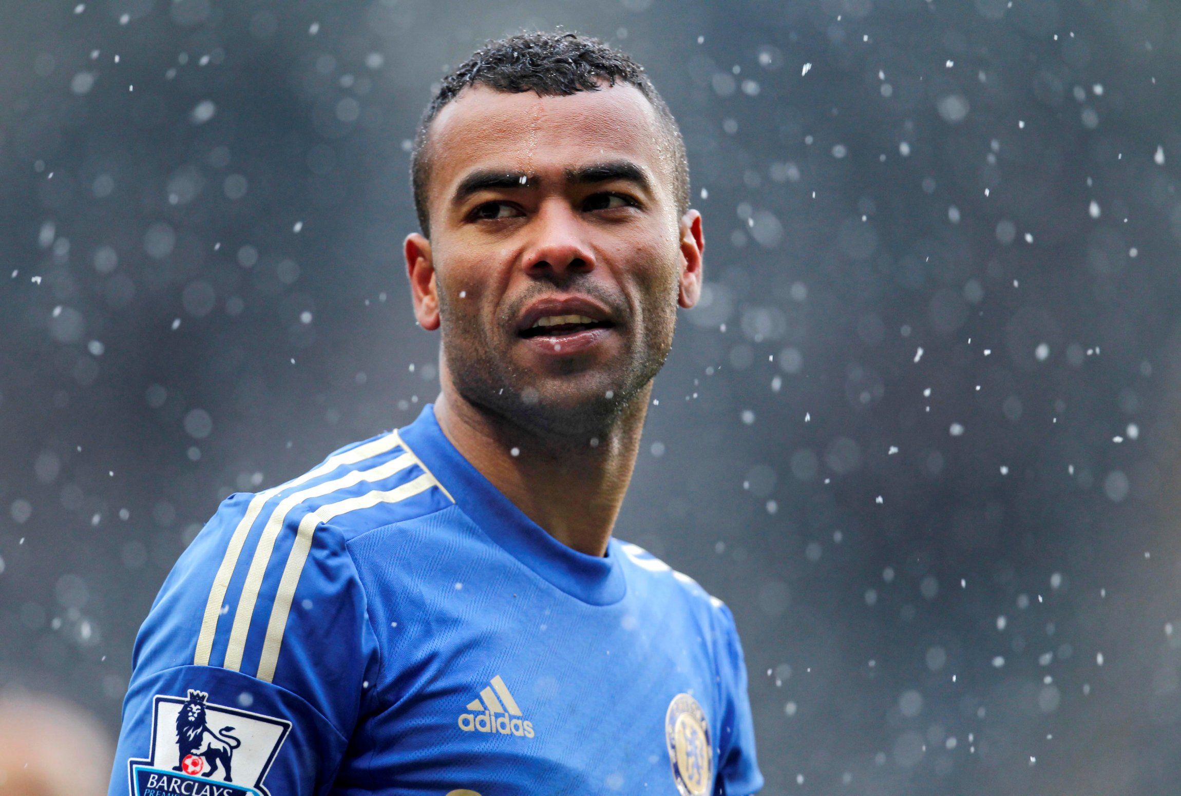 Retired England footballer Ashley Cole during his time with Chelsea