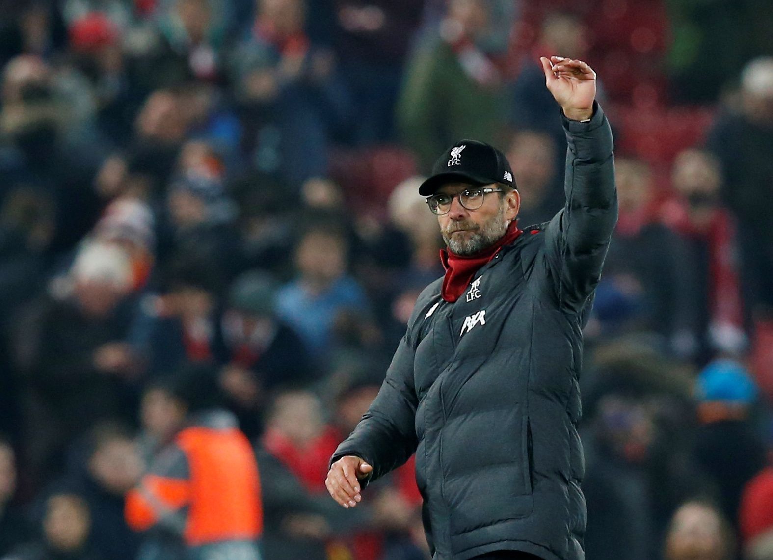Soccer Football - Champions League - Group E - Liverpool v KRC Genk - Anfield, Liverpool, Britain - November 5, 2019  Liverpool manager Juergen Klopp   REUTERS/Andrew Yates