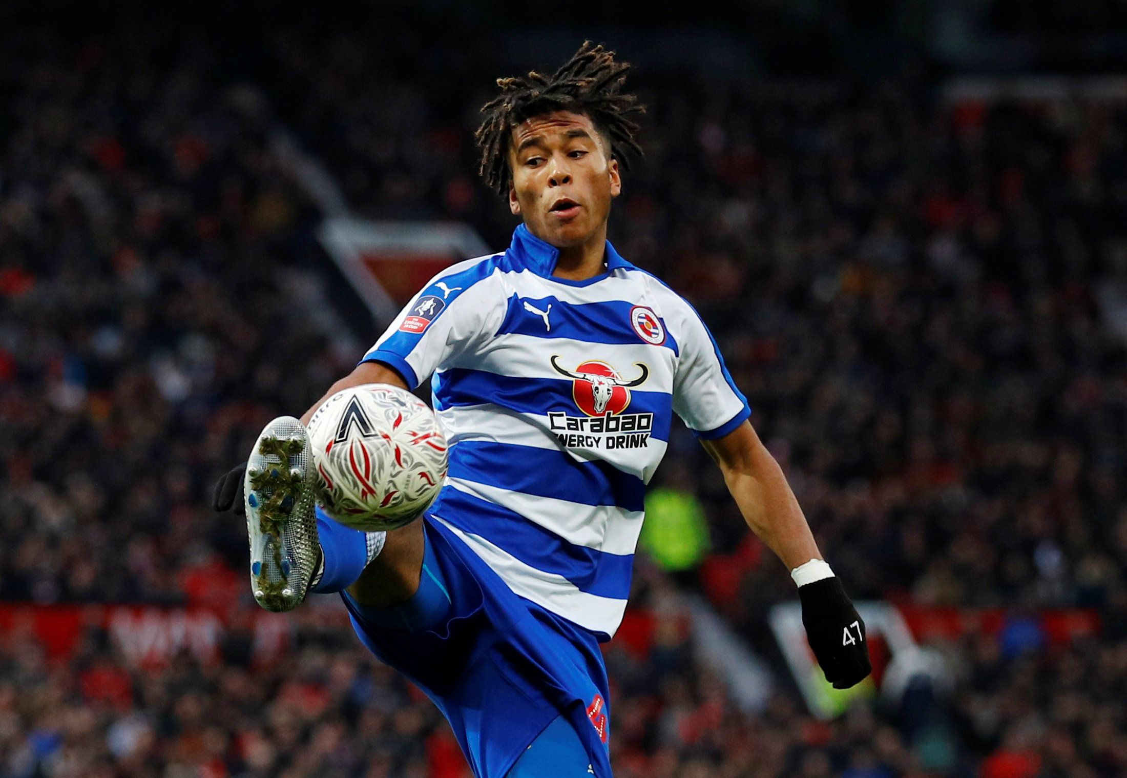 Soccer Football - FA Cup Third Round - Manchester United v Reading - Old Trafford, Manchester, Britain - January 5, 2019  Reading's Danny Loader in action  REUTERS/Phil Noble