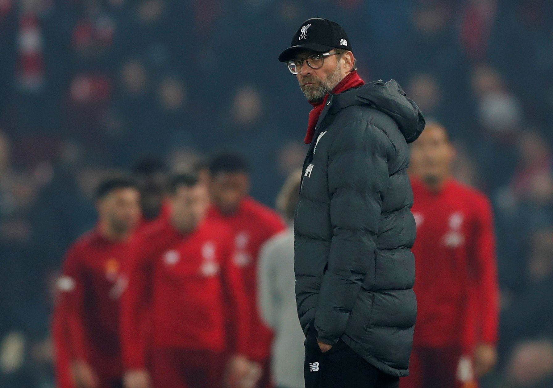 Soccer Football - Champions League - Group E - Liverpool v KRC Genk - Anfield, Liverpool, Britain - November 5, 2019  Liverpool manager Juergen Klopp before the match   Action Images via Reuters/Lee Smith