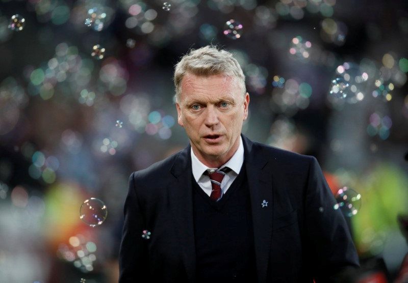 FILE PHOTO: Soccer Football - Premier League - West Ham United vs Stoke City - London Stadium, London, Britain - April 16, 2018     West Ham United manager David Moyes     REUTERS/David Klein/File Photo  EDITORIAL USE ONLY. No use with unauthorized audio, video, data, fixture lists, club/league logos or 