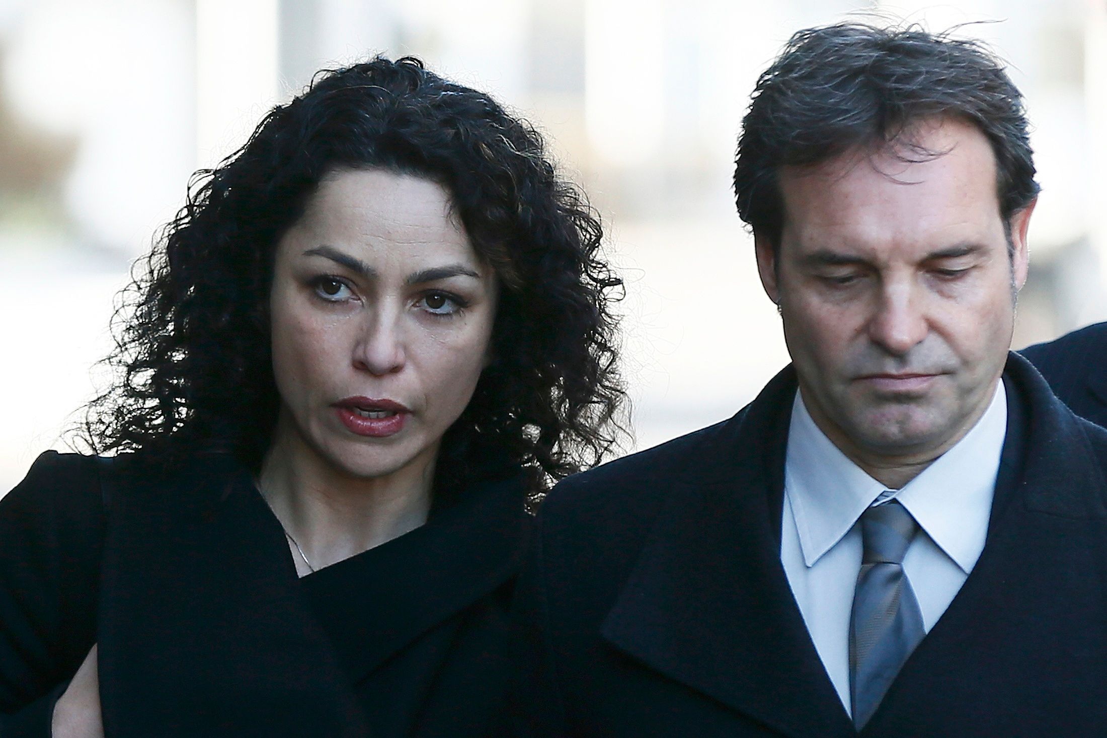 Former Chelsea Football Club doctor Eva Carneiro arrives with her husband Jason De Carteret to attend a hearing for her constructive dismissal case against the club, at London South Employment Tribunal in Croydon, London, Britain March 7, 2016. REUTERS/Stefan Wermuth  
Picture Supplied by Action Images