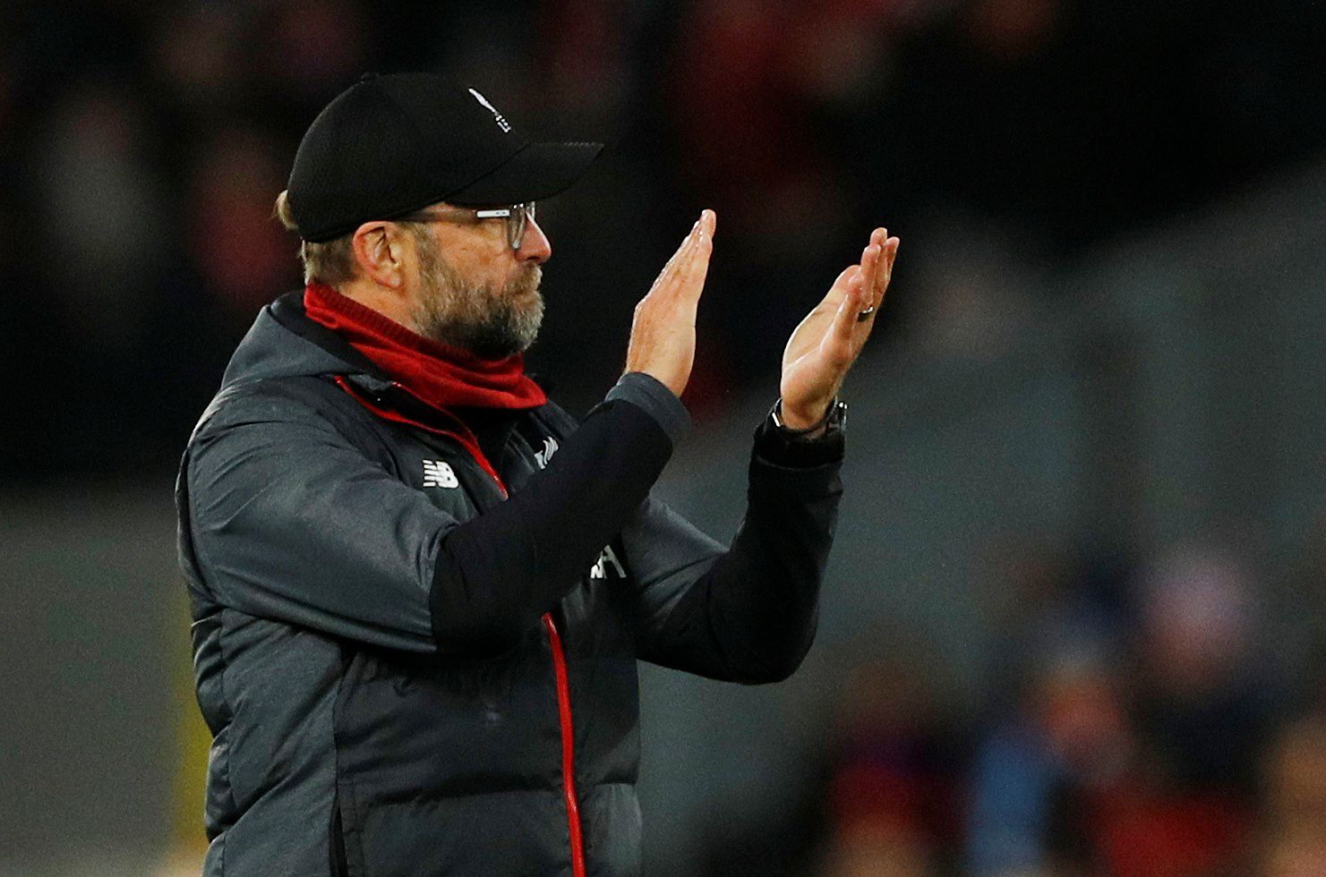 Soccer Football - Champions League - Group E - Liverpool v Napoli - Anfield, Liverpool, Britain - November 27, 2019  Liverpool manager Juergen Klopp after the match   REUTERS/Phil Noble