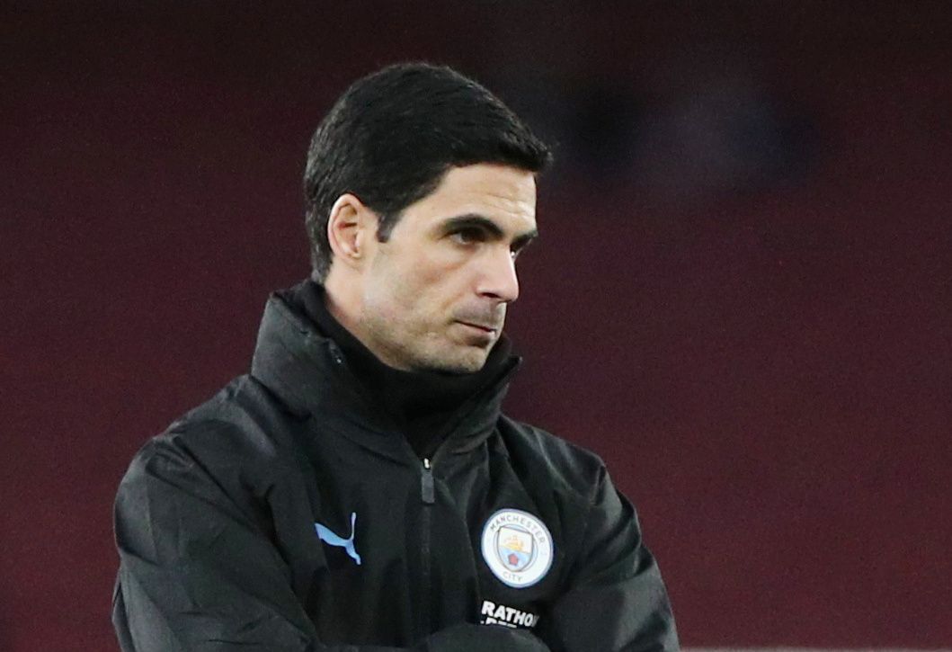 Soccer Football - Premier League - Arsenal v Manchester City - Emirates Stadium, London, Britain - December 15, 2019  Manchester City assistant coach Mikel Arteta  REUTERS/Hannah McKay  EDITORIAL USE ONLY. No use with unauthorized audio, video, data, fixture lists, club/league logos or 
