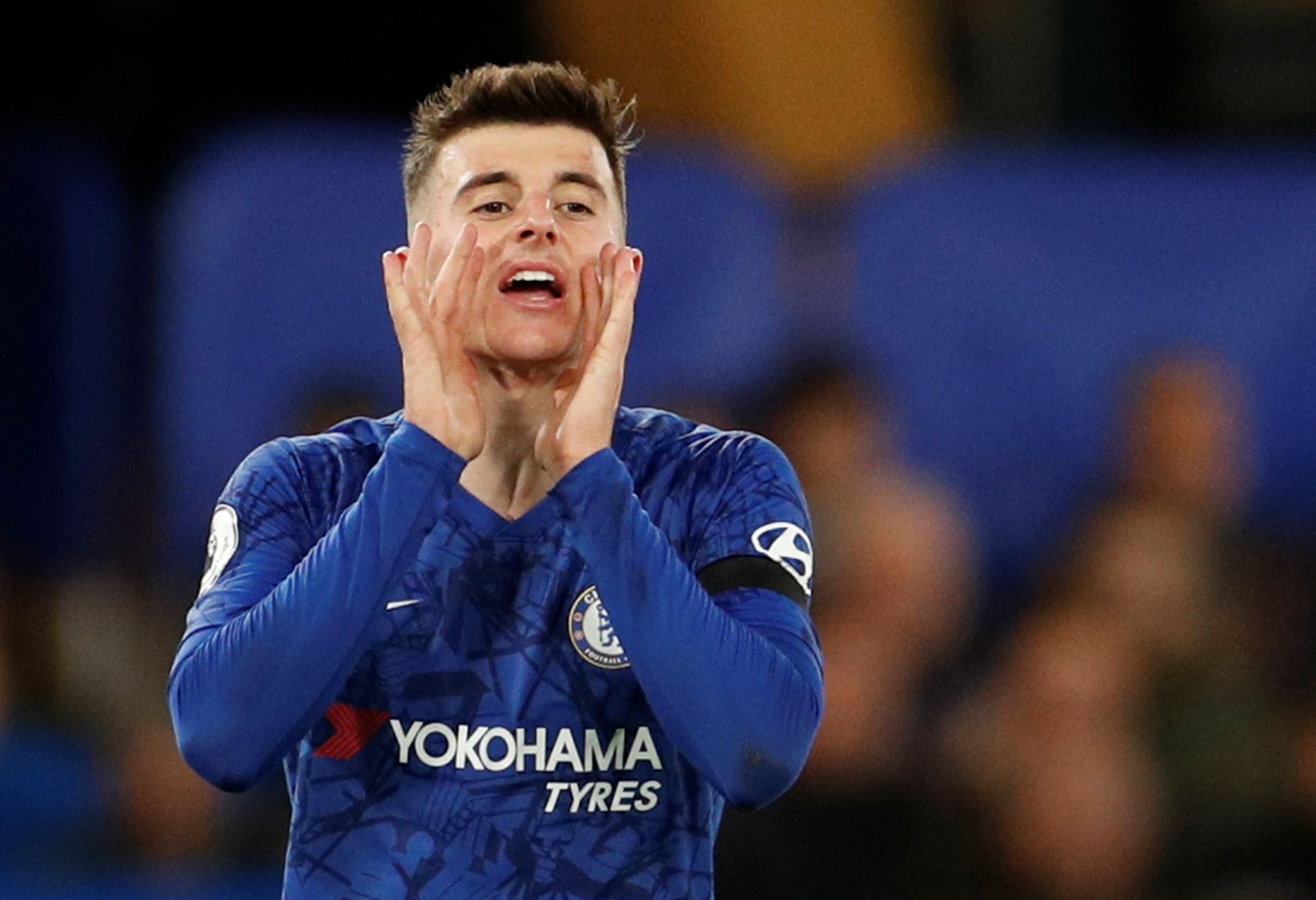 Soccer Football - Premier League - Chelsea v West Ham United - Stamford Bridge, London, Britain - November 30, 2019  Chelsea's Mason Mount   Action Images via Reuters/John Sibley  EDITORIAL USE ONLY. No use with unauthorized audio, video, data, fixture lists, club/league logos or 