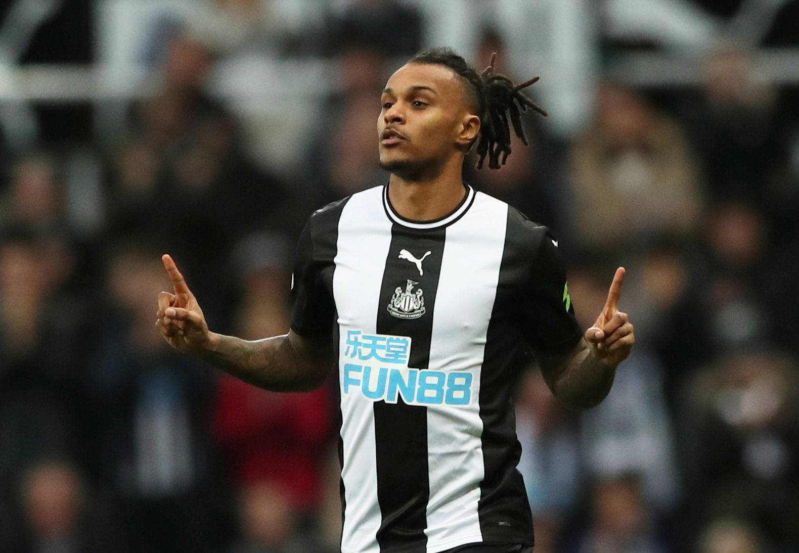 Soccer Football - Premier League - Newcastle United v Norwich City - St James' Park, Newcastle, Britain - February 1, 2020  Newcastle United's Valentino Lazaro   REUTERS/Scott Heppell  EDITORIAL USE ONLY. No use with unauthorized audio, video, data, fixture lists, club/league logos or 