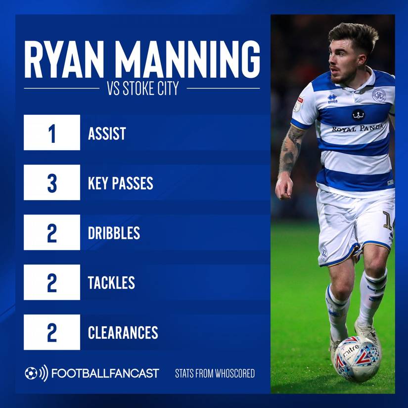 QPR's Ryan Manning took his chance to impress