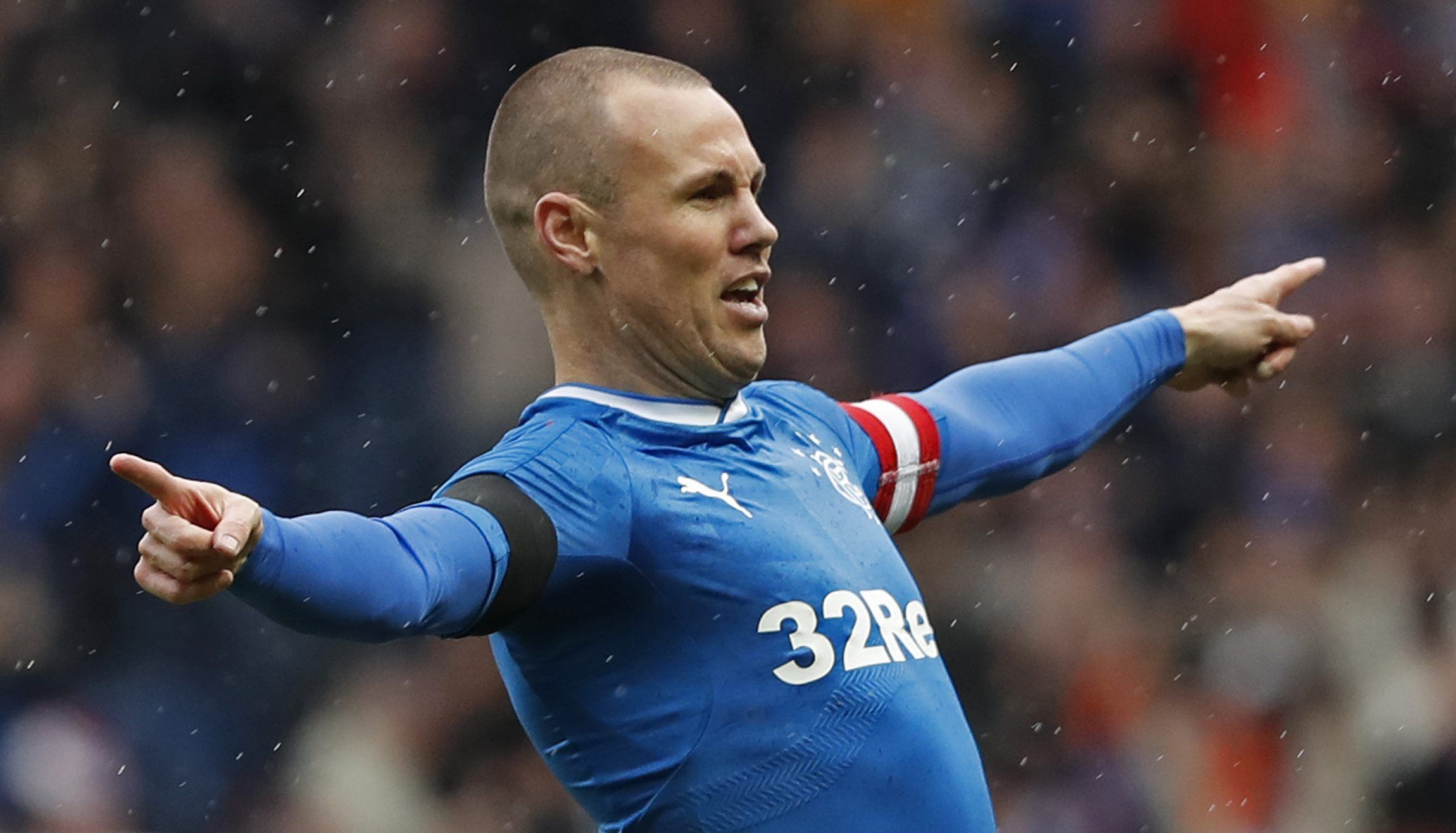 Britain Football Soccer - Rangers v Celtic - Scottish Premiership - Ibrox Stadium - 31/12/16 Rangers' Kenny Miller celebrates scoring their first goal  Reuters / Russell Cheyne Livepic EDITORIAL USE ONLY. No use with unauthorized audio, video, data, fixture lists, club/league logos or 