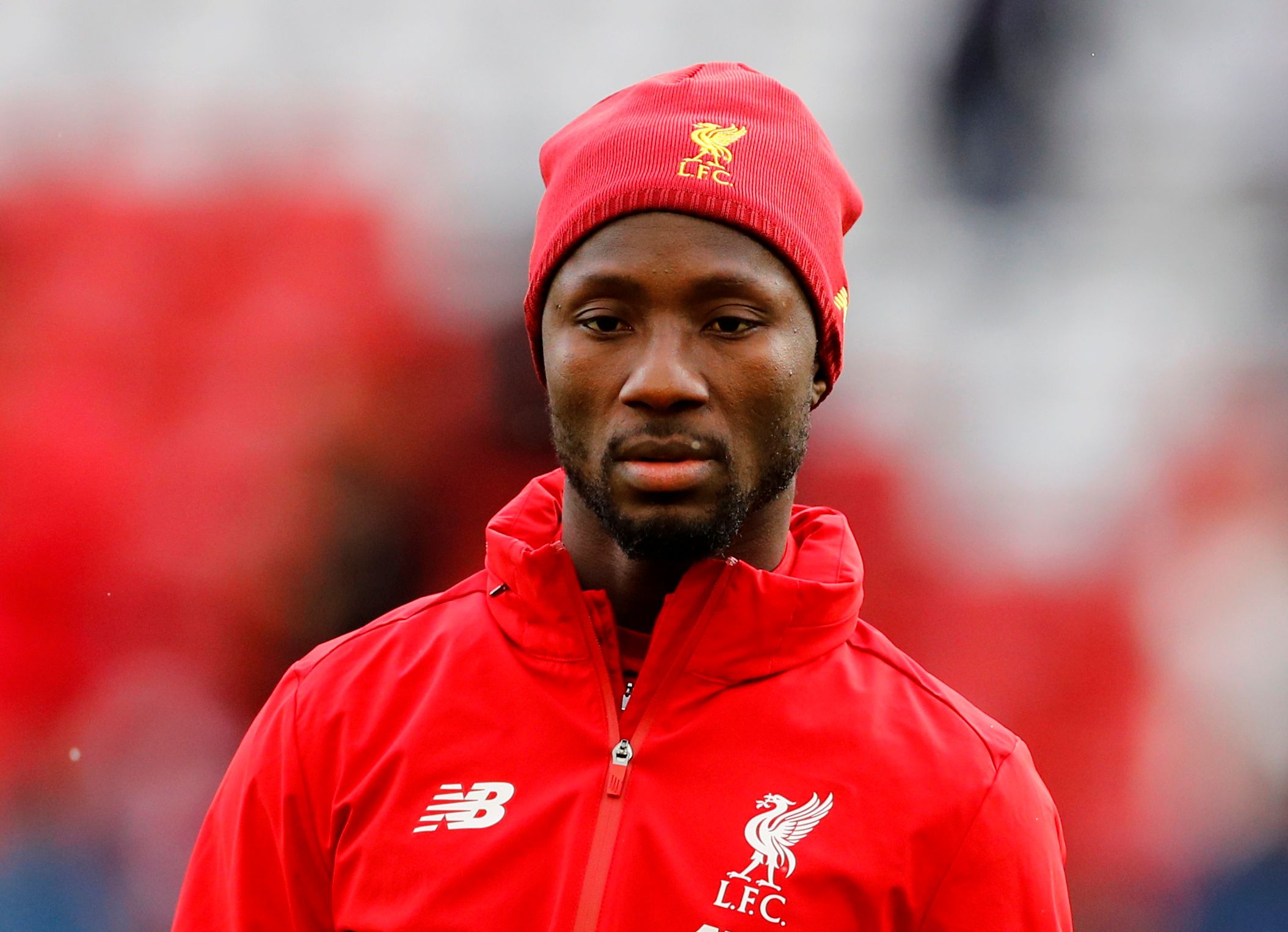 Soccer Football - Premier League - Liverpool v Watford - Anfield, Liverpool, Britain - December 14, 2019  Liverpool's Naby Keita during the warm up before the match  REUTERS/Phil Noble  EDITORIAL USE ONLY. No use with unauthorized audio, video, data, fixture lists, club/league logos or 