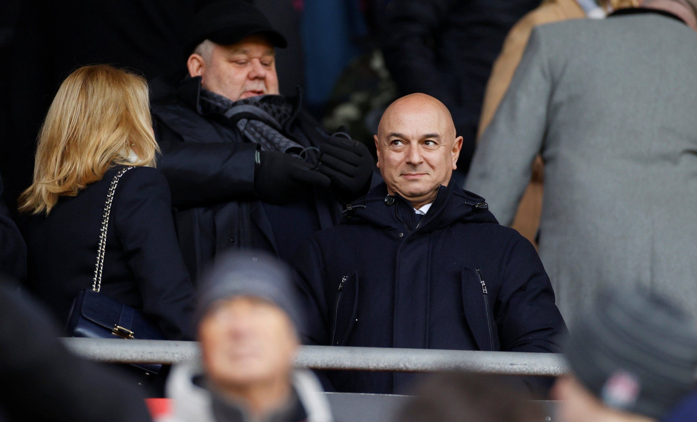 daniel levy in the stands spurs