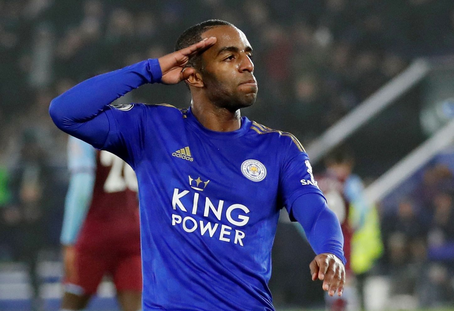 Soccer Football - Premier League - Leicester City v West Ham United - King Power Stadium, Leicester, Britain - January 22, 2020  Leicester City's Ricardo Pereira celebrates scoring their second goal   Action Images via Reuters/Andrew Boyers  EDITORIAL USE ONLY. No use with unauthorized audio, video, data, fixture lists, club/league logos or 