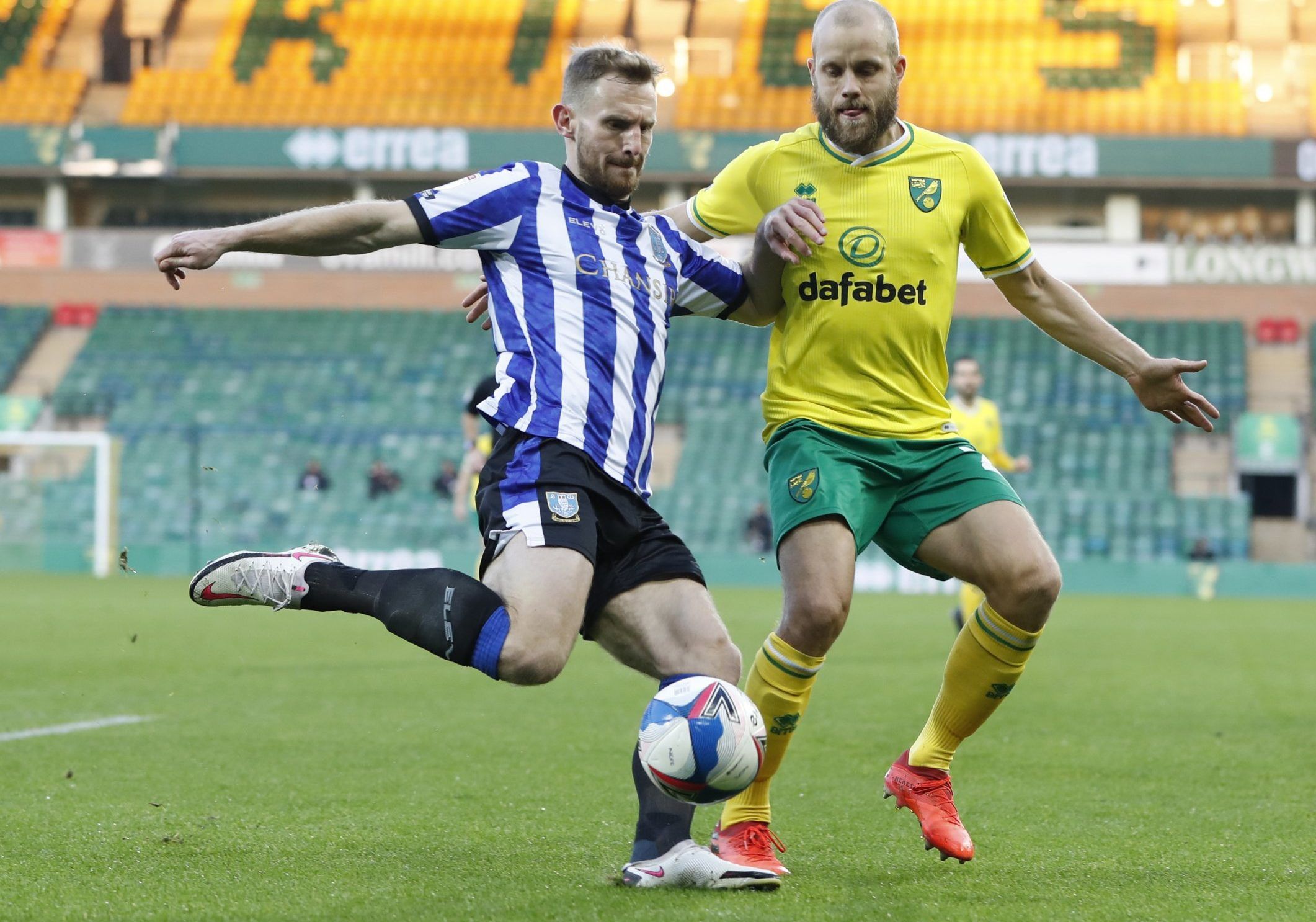 sheffield wednesday defender tom lees vs norwich championship action