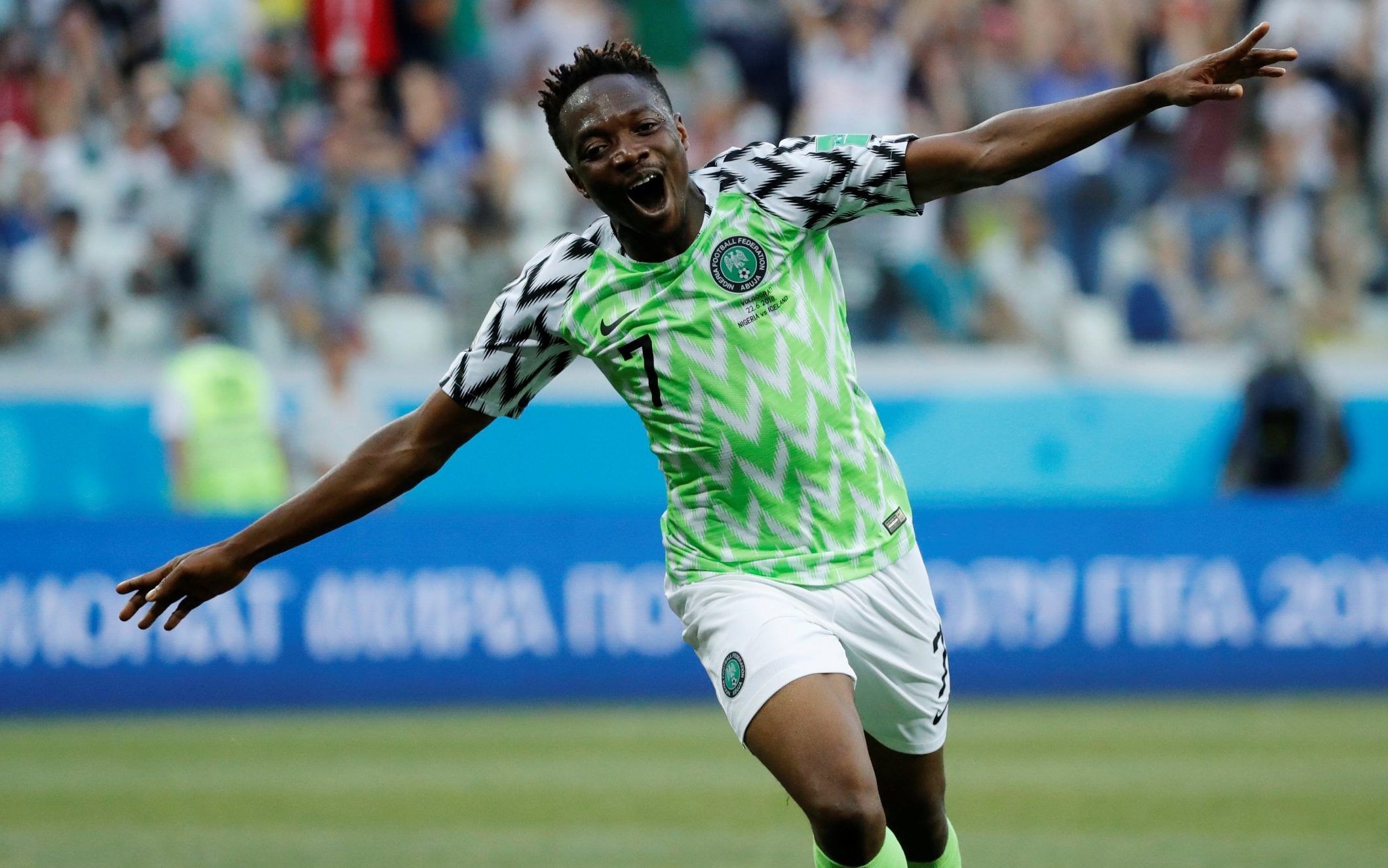 ahmed musa scores for nigeria