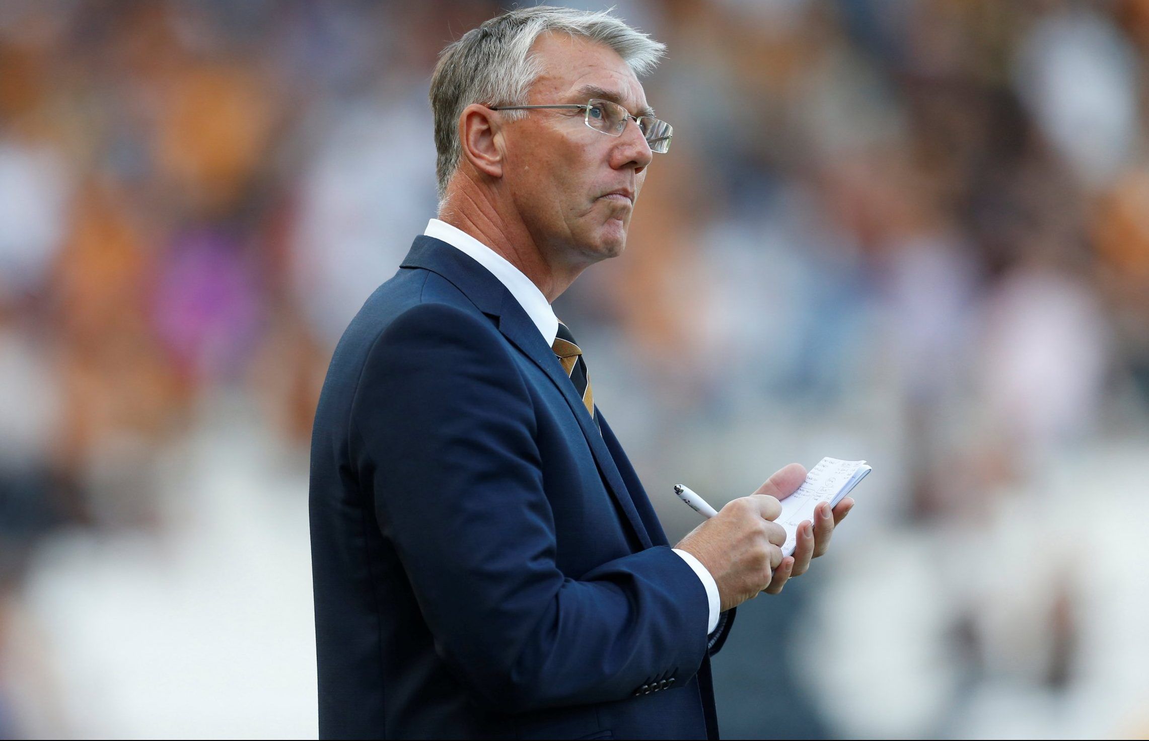 ex hull boss nigel adkins on sideline now in charge of charlton