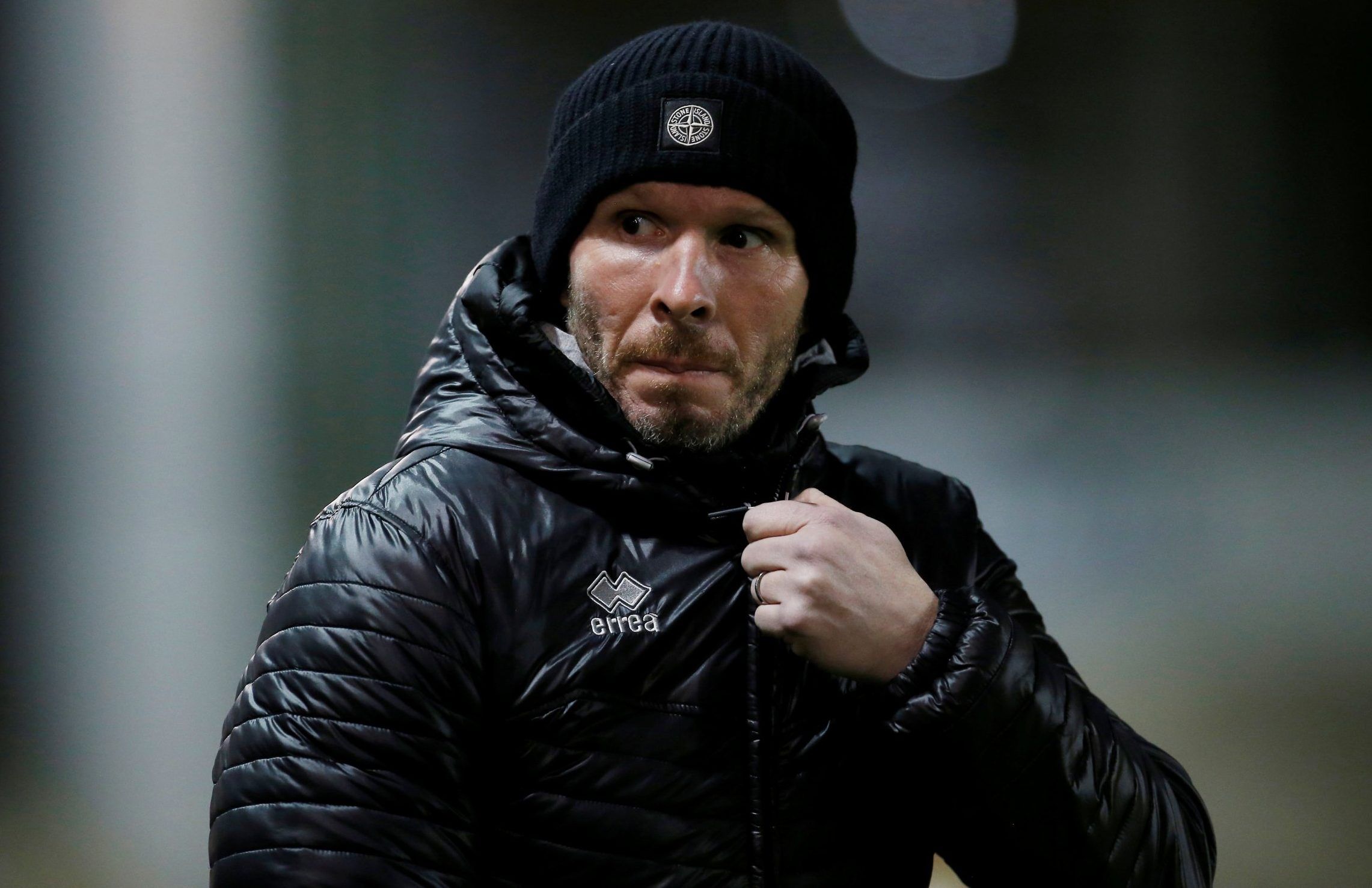 lincoln city boss michael appleton looks on west brom managerial target