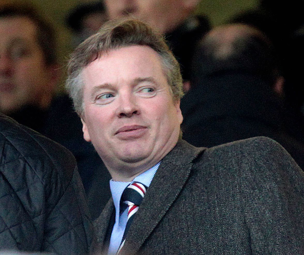 Football - Rangers v Dundee United William Hill Scottish Cup Fifth Round - Ibrox Stadium - 5/2/12 
Rangers' Owner Craig Whyte in the stands 
Mandatory Credit: Action Images / Graham Stuart 
Livepic