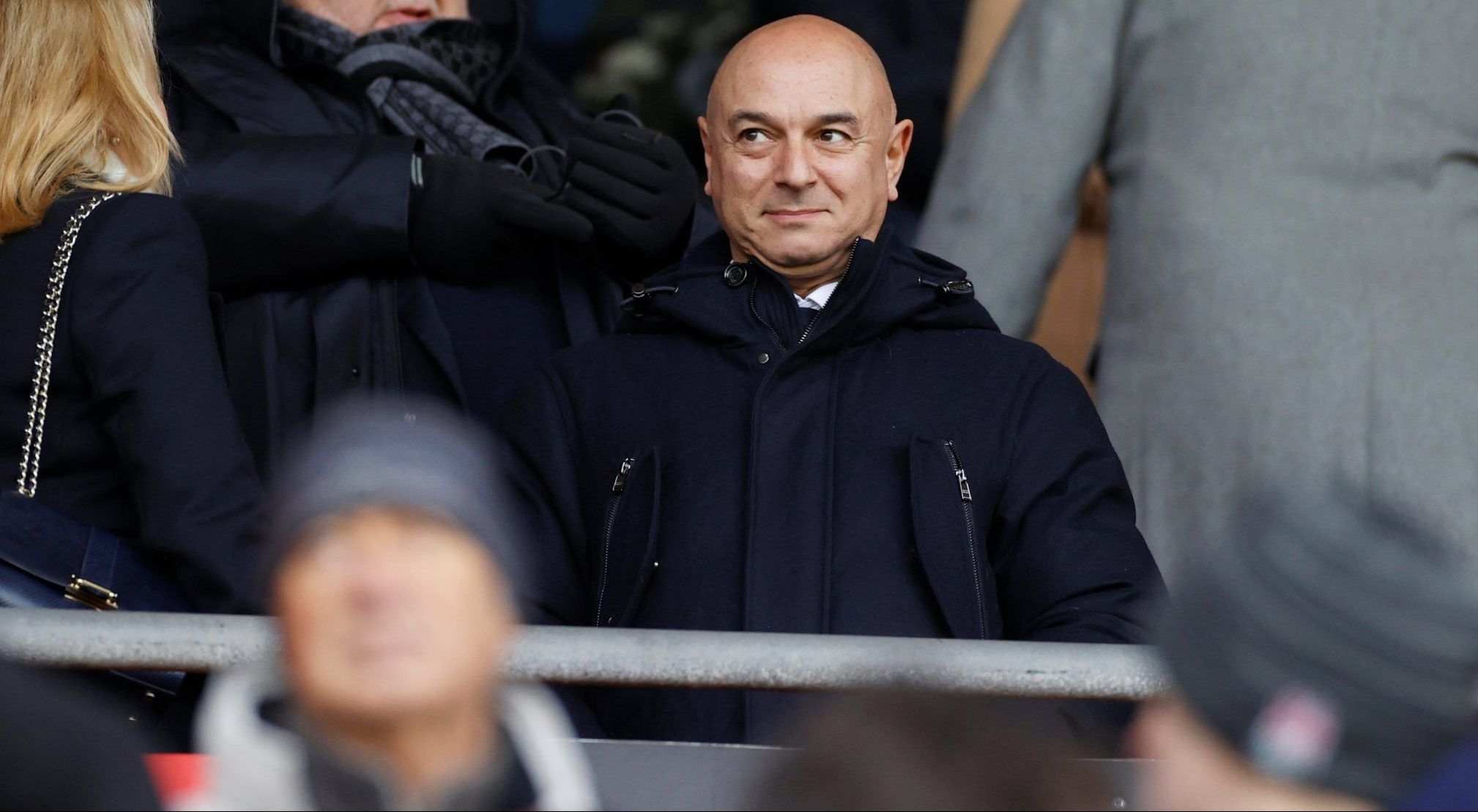 spurs chairman daniel levy in the stands pre-game fa cup southampton