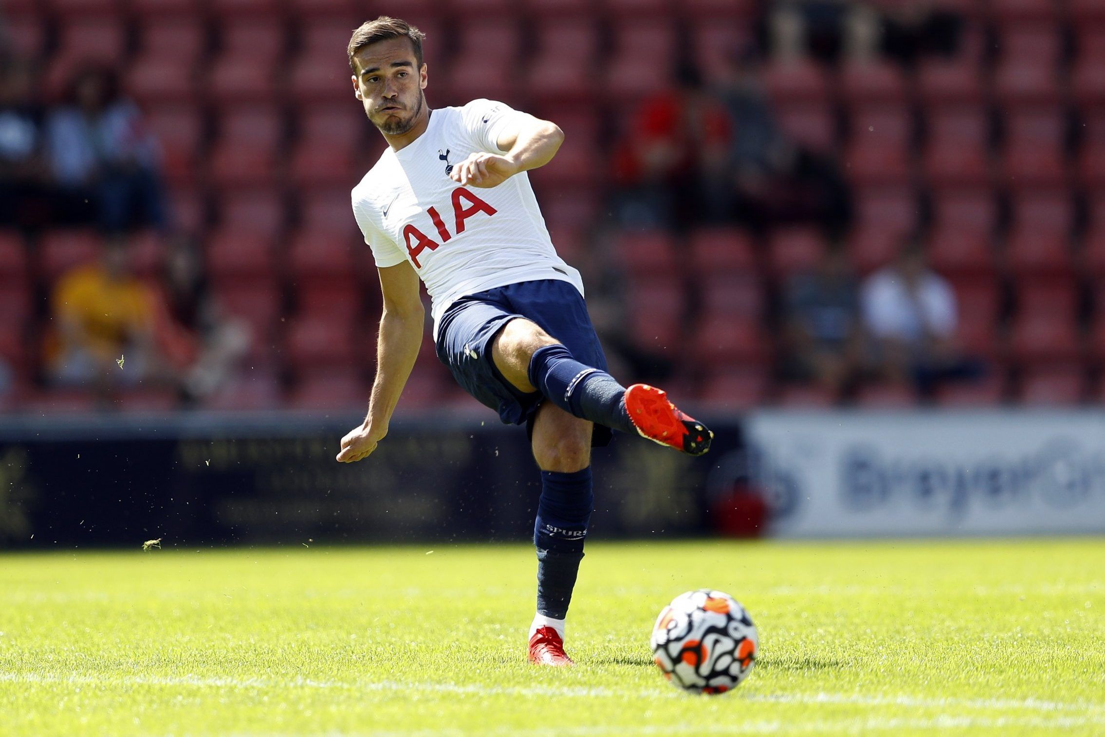 Tottenham Hotspur midfielder Harry Winks in action during pre-season friendly against Leyton Orient