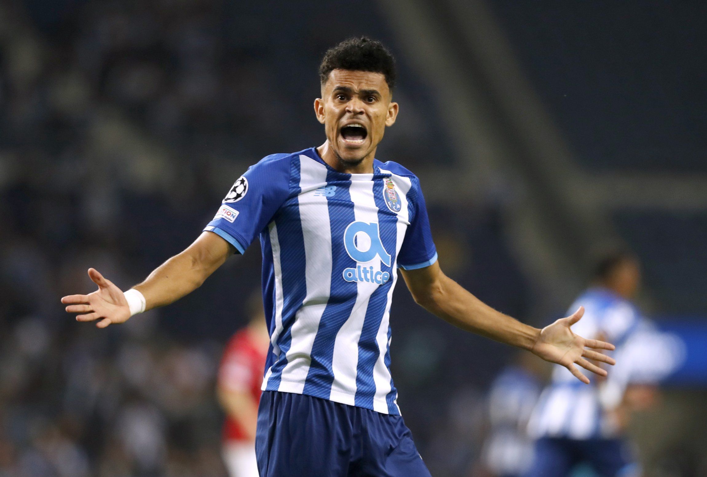 Colombia forward Luis Diaz in action for Porto