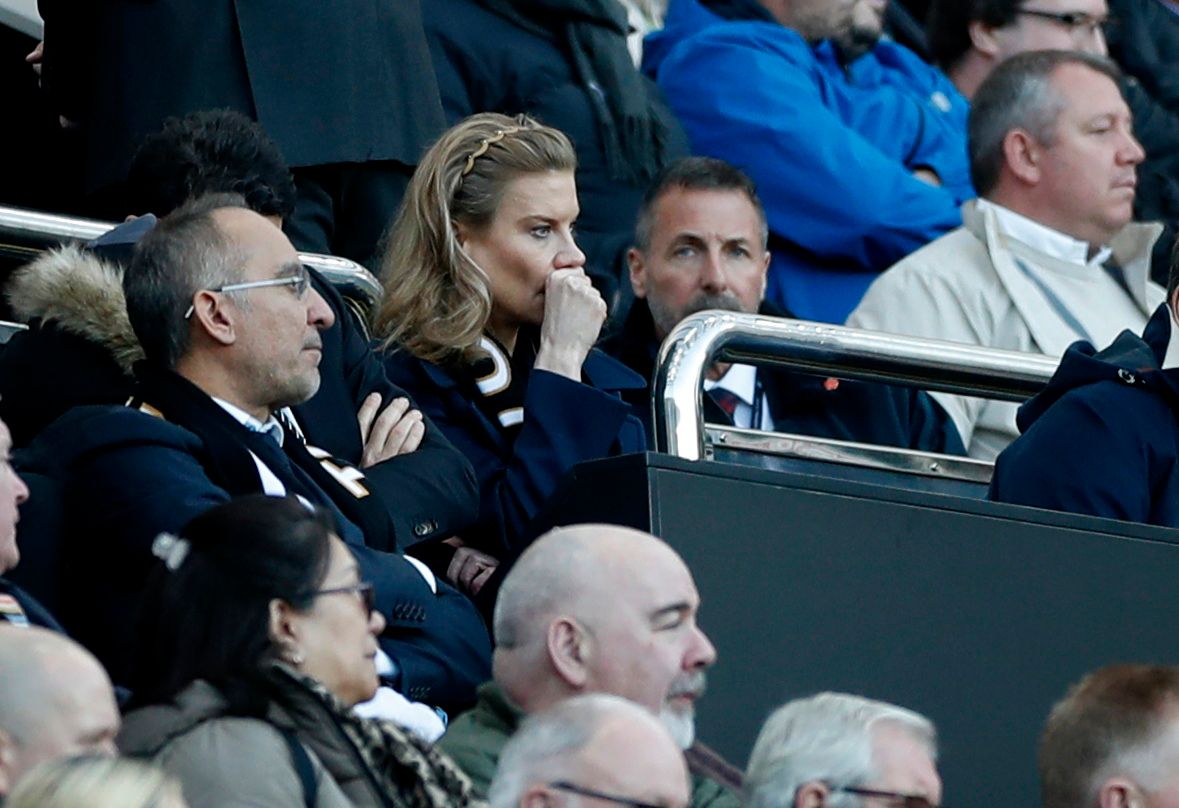Soccer Football - Premier League - Newcastle United v Chelsea - St James' Park, Newcastle, Britain - October 30, 2021  Newcastle United director Amanda Staveley in the stands Action Images via Reuters/Lee Smith EDITORIAL USE ONLY. No use with unauthorized audio, video, data, fixture lists, club/league logos or 'live' services. Online in-match use limited to 75 images, no video emulation. No use in betting, games or single club /league/player publications.  Please contact your account representat