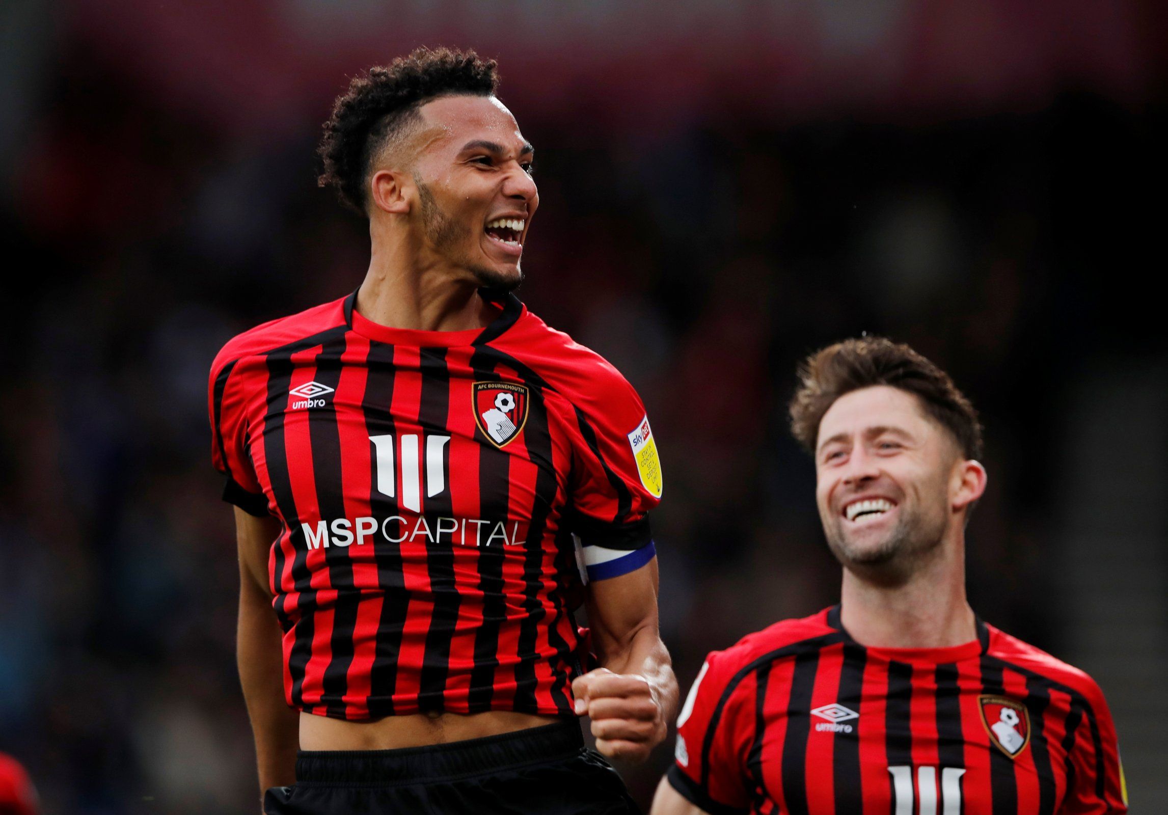 Bournemouth defender Lloyd Kelly in Championship action