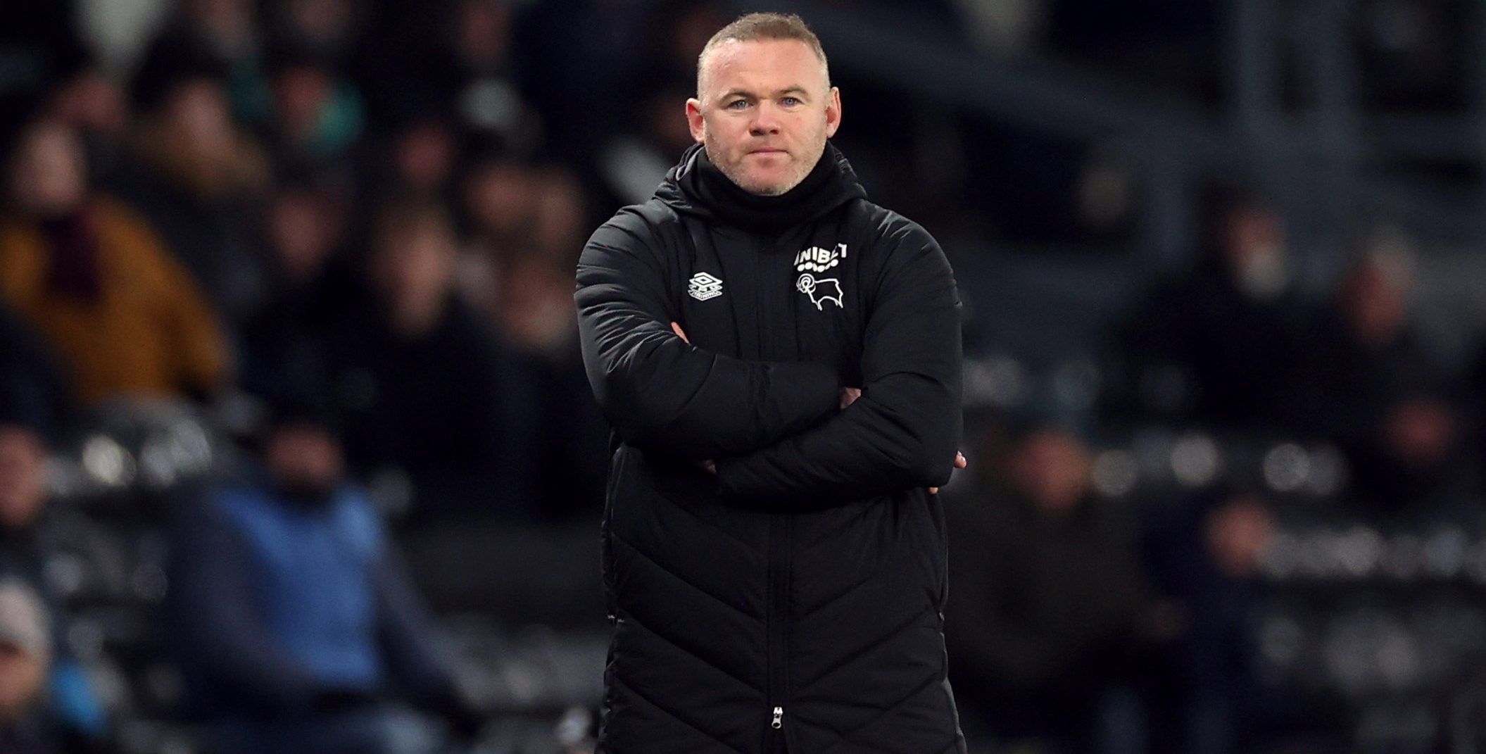 Soccer Football - Championship - Derby County v Queens Park Rangers - Pride Park, Derby, Britain - November 29, 2021 Derby County manager Wayne Rooney Action Images/Carl Recine