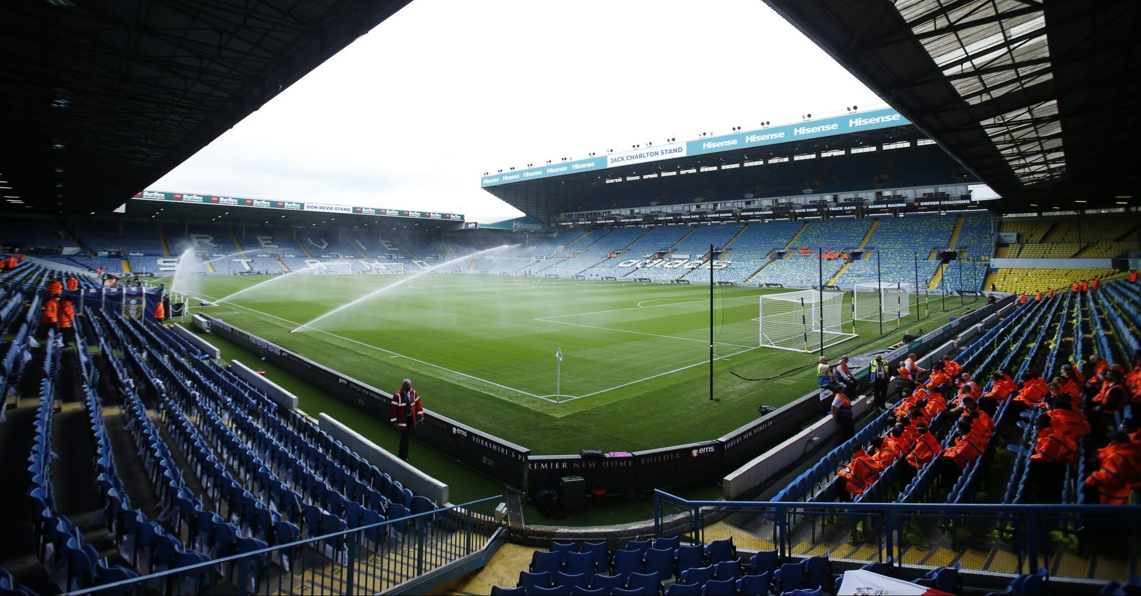 General view of Elland Road before Premier League clash with Everton