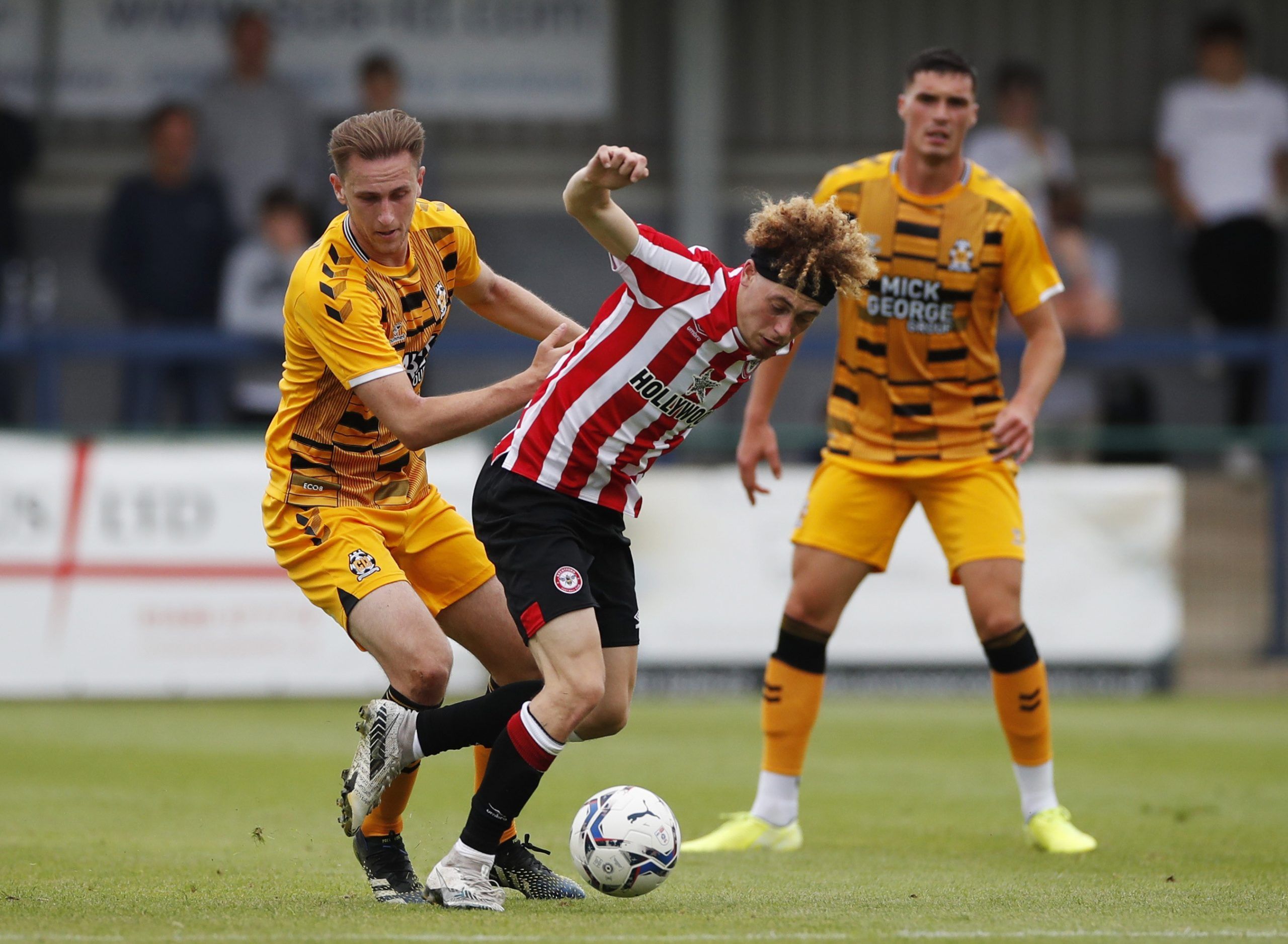 Soccer Football - Pre Season Friendly - Cambridge United v Brentford - Abbey Stadium, Cambridge, Britain - July 23, 2021, Nathan Young-Coombes