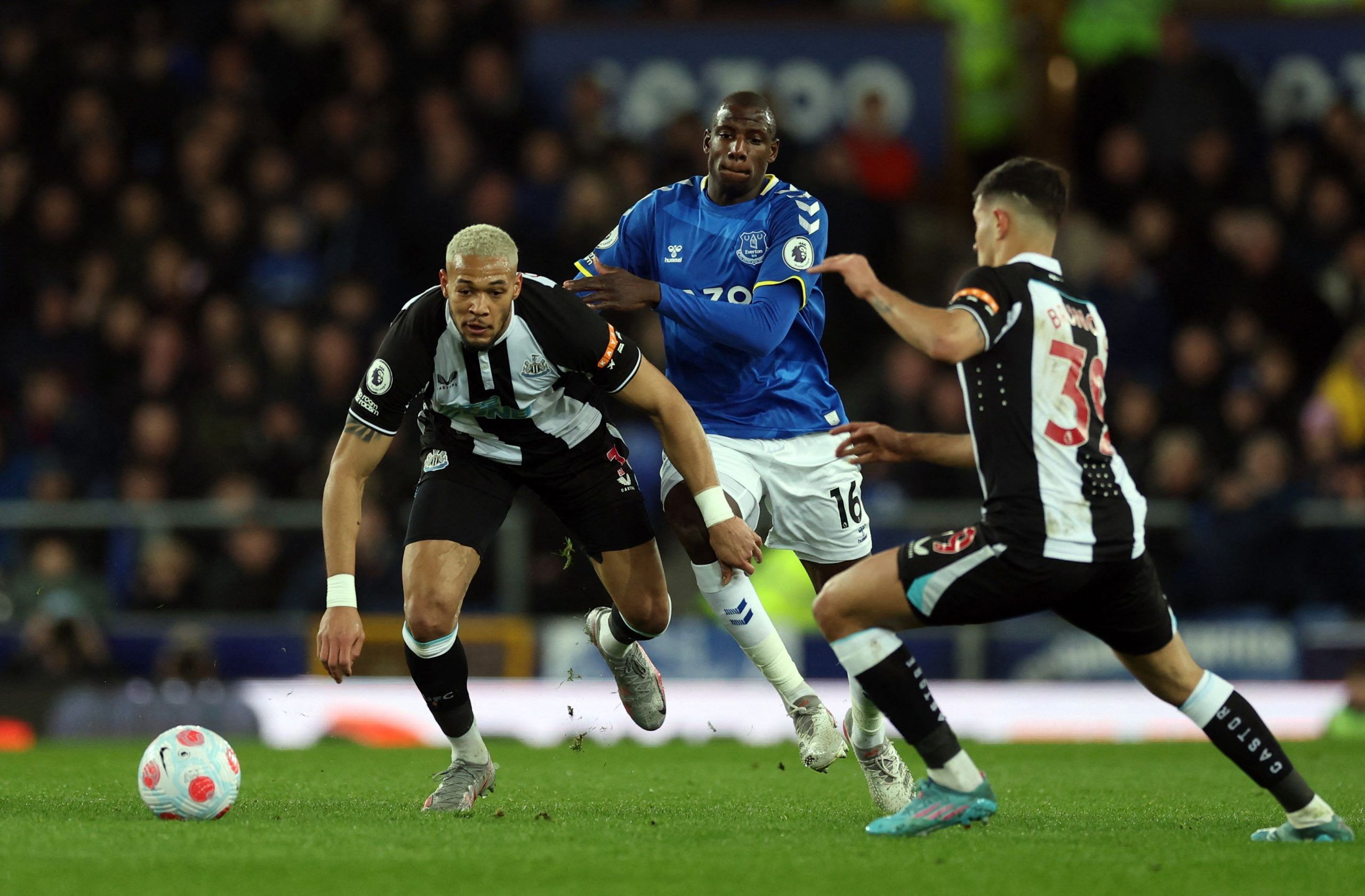 Soccer Football - Premier League - Everton v Newcastle United - Goodison Park, Liverpool, Britain - March 17, 2022 , Abdoulaye Doucoure