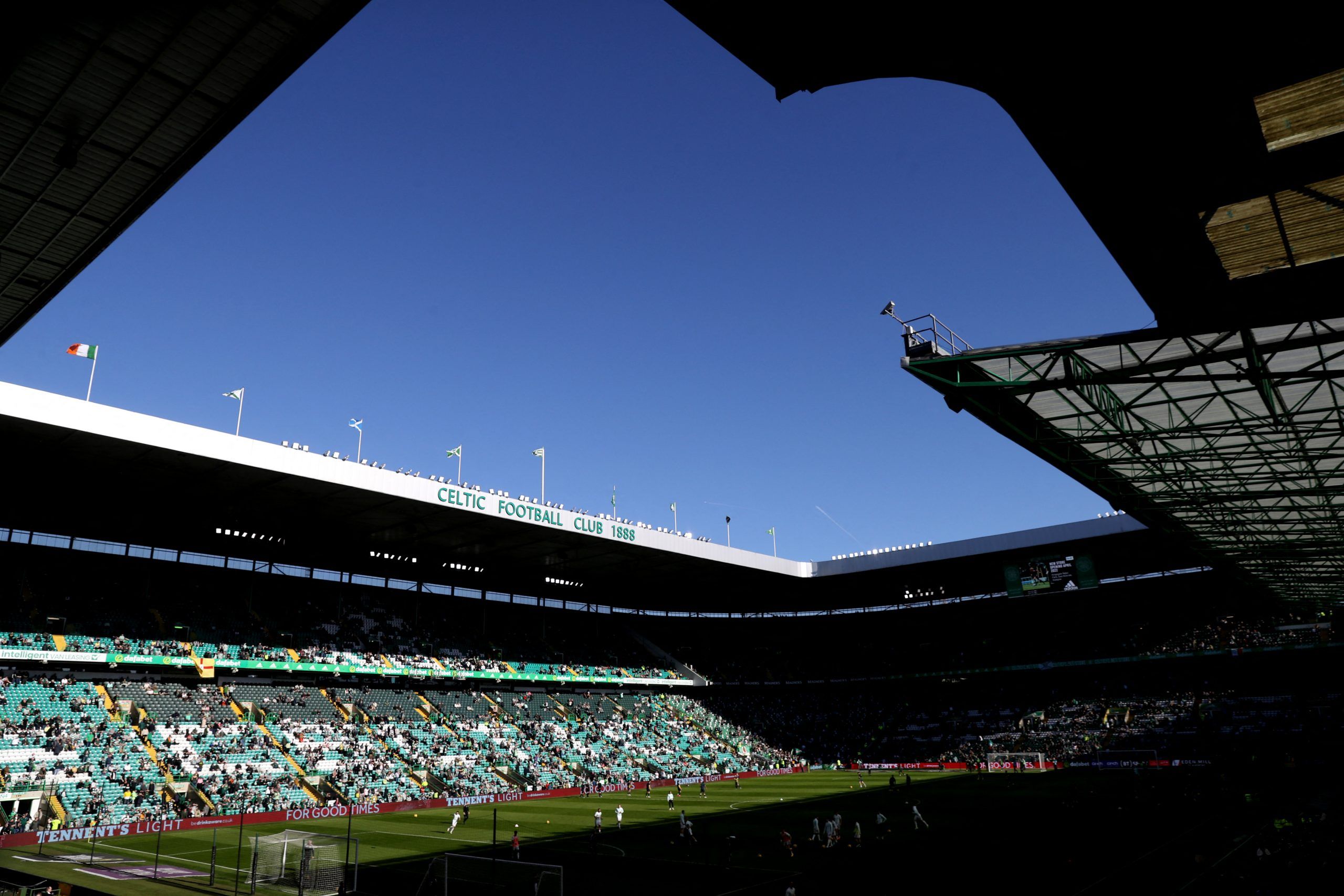 Soccer Football - Scottish Premiership - Celtic v Ross County - Celtic Park, Glasgow, Scotland, Britain - March 19, 2022 General view inside the stadium before the match REUTERS/Russell Cheyne