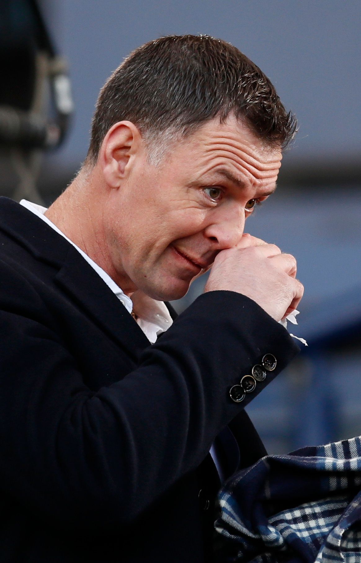 Britain Football Soccer - Aberdeen v Celtic - Scottish League Cup Final - Hampden Park, Glasgow, Scotland - 27/11/16 Chris Sutton before the match  Action Images via Reuters / Jason Cairnduff Livepic EDITORIAL USE ONLY. No use with unauthorized audio, video, data, fixture lists, club/league logos or 