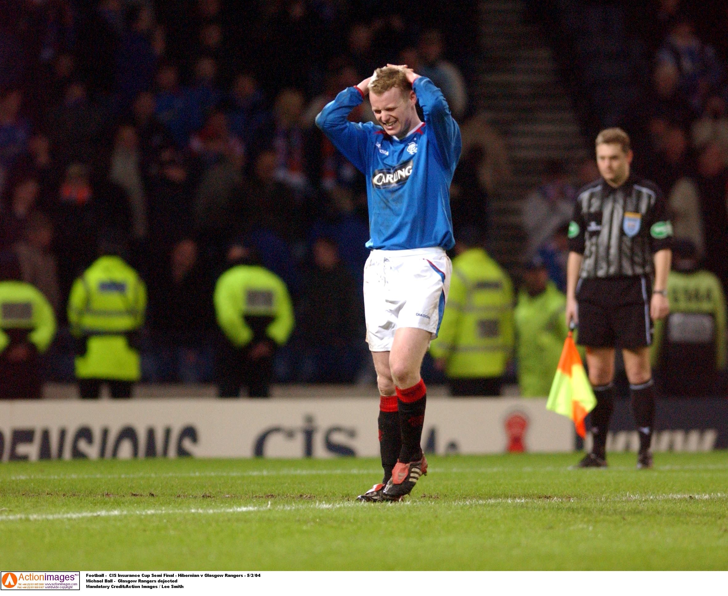 ball-everton-rangers-mcleish-ibroxMichael Ball -  Glasgow Rangers dejected 
Mandatory Credit:Action Images / Lee Smith