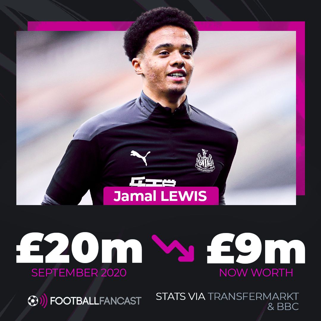 Newcastle United's Jamal Lewis
