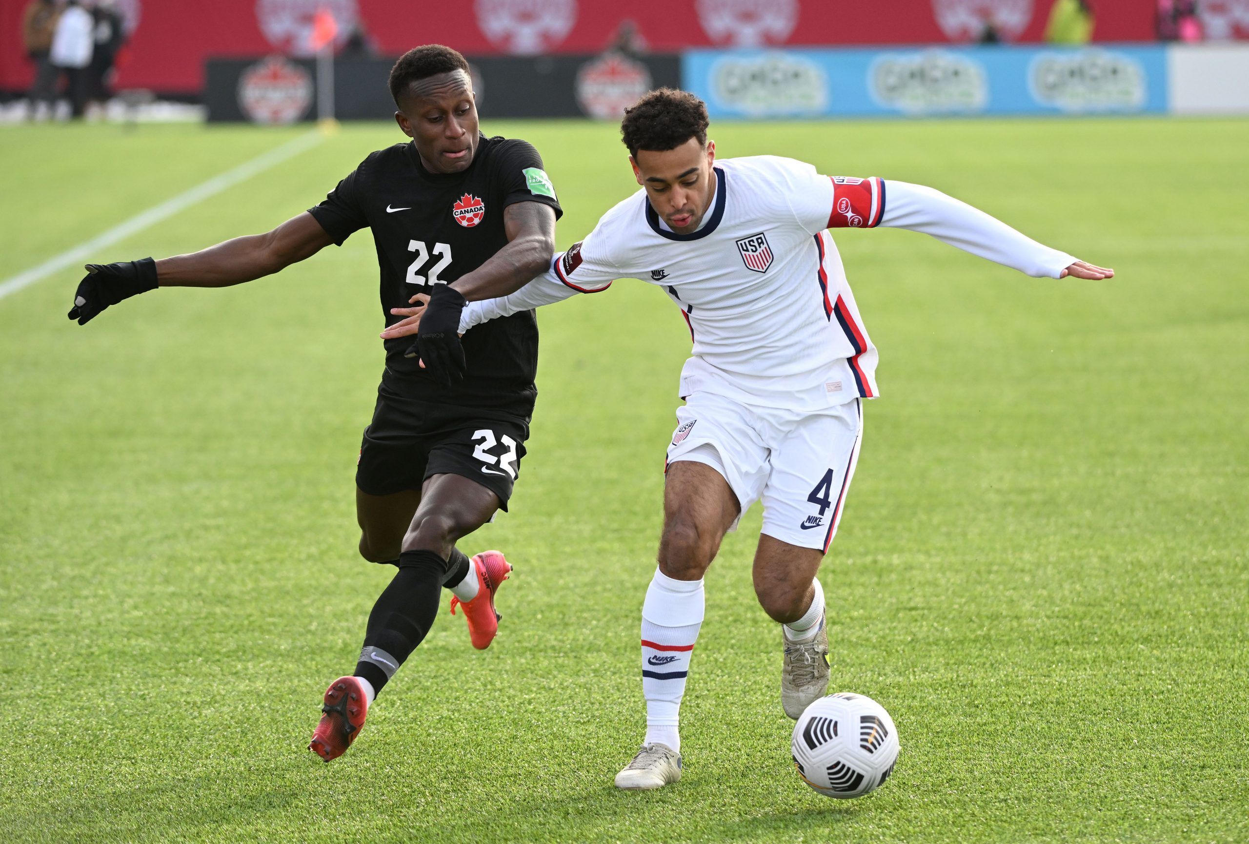 RB Leipzig's Tyler Adams in action for USMNT