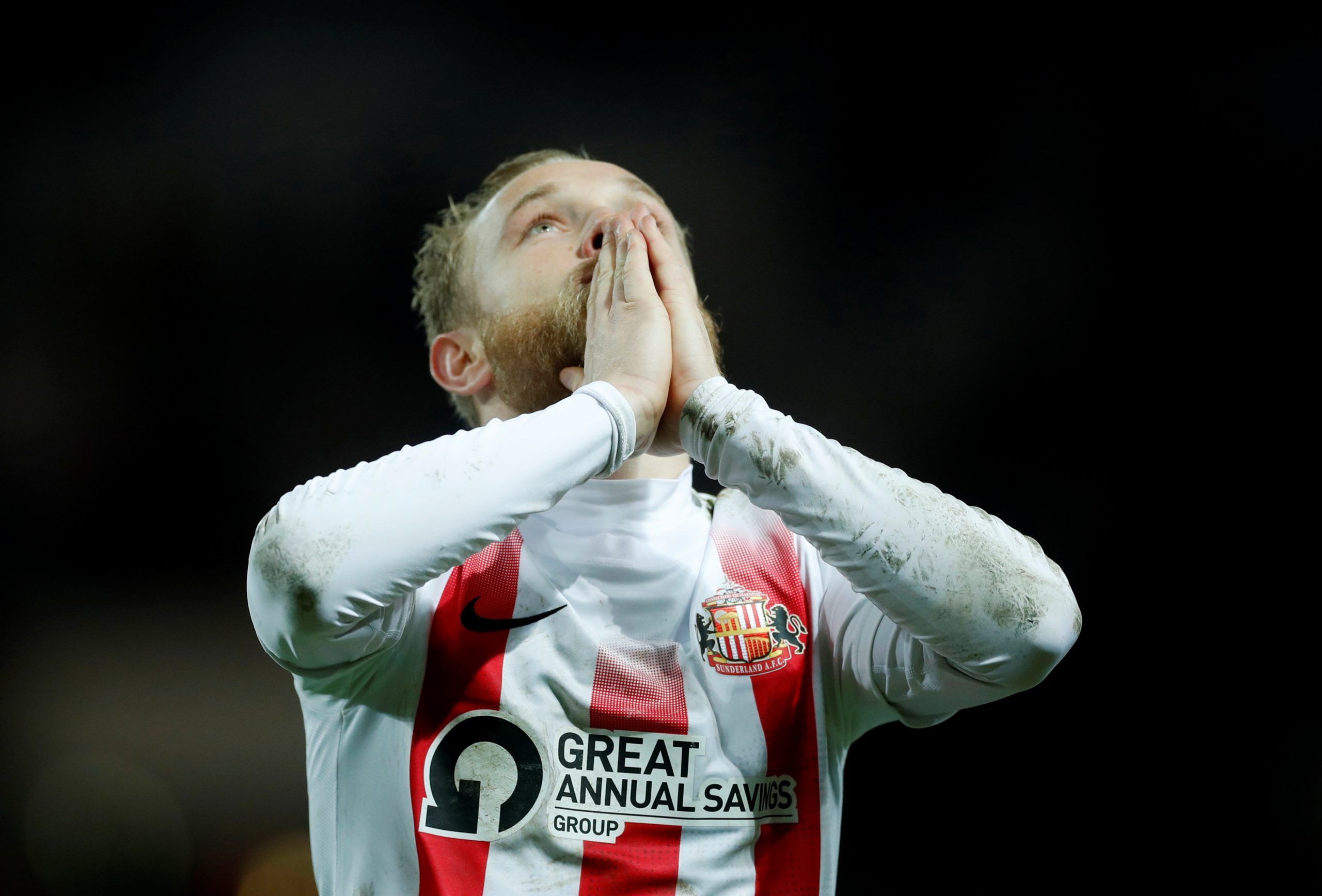 alex-pritchard-sunderland-transfer-news-championhip-alex-neil-black-cats-news-neil-latestSoccer Football - League One - Sunderland v Morecambe - Stadium of Light, Sunderland, Britain - December 7, 2021  Sunderland?s Alex Pritchard celebrates scoring their third goal   Action Images/Lee Smith  EDITORIAL USE ONLY. No use with unauthorized audio, video, data, fixture lists, club/league logos or 