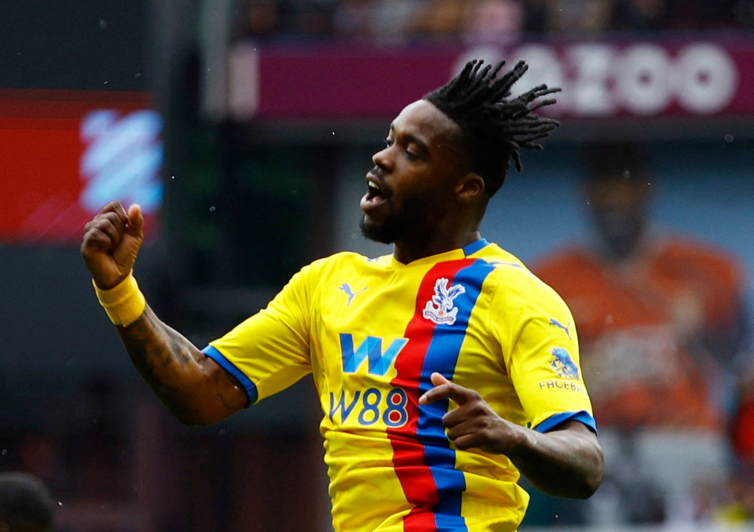jeffrey-schlupp-crystal-palace-premier-league-manchester-united-performance-in-numbers-wilfried-zahaSoccer Football - Premier League - Aston Villa v Crystal Palace - Villa Park, Birmingham, Britain - May 15, 2022 Crystal Palace's Jeffrey Schlupp celebrates scoring their first goal Action Images via Reuters/Andrew Boyers EDITORIAL USE ONLY. No use with unauthorized audio, video, data, fixture lists, club/league logos or 'live' services. Online in-match use limited to 75 images, no video emulation