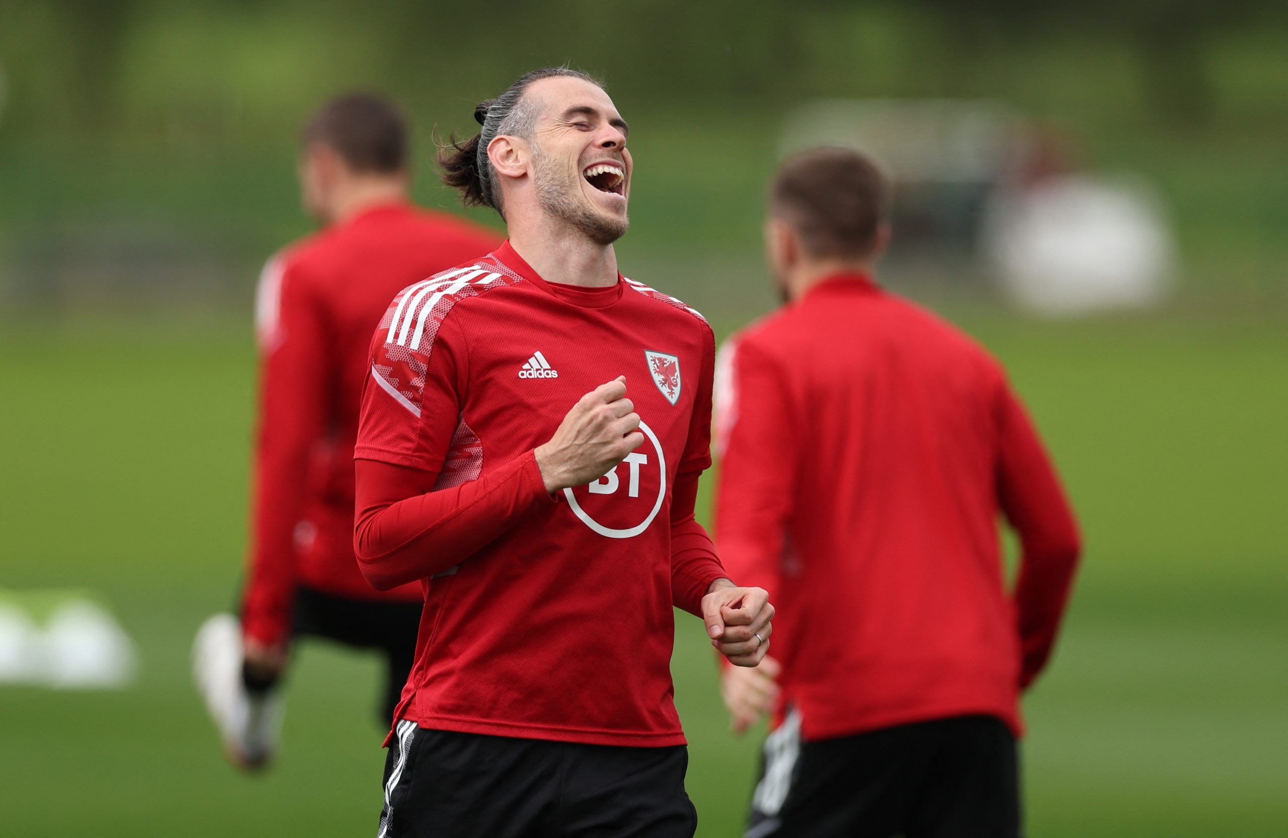 Soccer Football - UEFA Nations League - Wales Training - Cardiff, Wales, Britain - June 13, 2022 Wales' Gareth Bale during training Action Images via Reuters/Matthew Childs