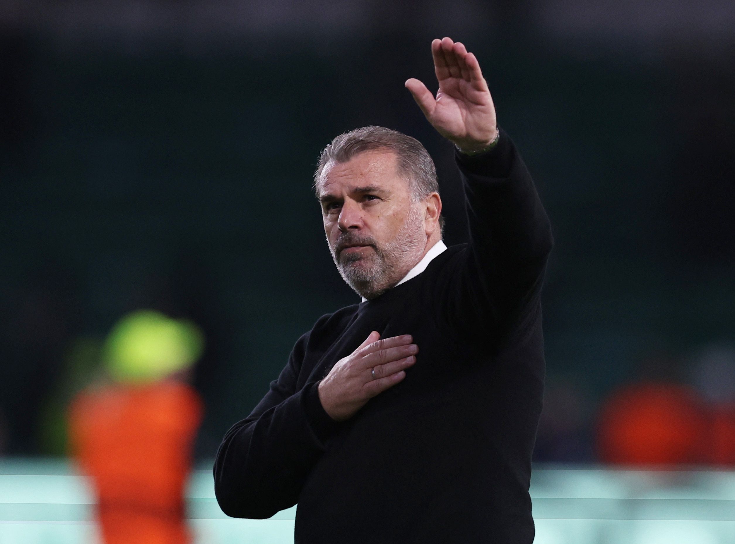 Soccer Football - Champions League - Group H - Celtic v Real Madrid - Celtic Park, Glasgow, Scotland, Britain - September 6, 2022 Celtic manager Ange Postecoglou looks dejected after the match REUTERS/Russell Cheyne