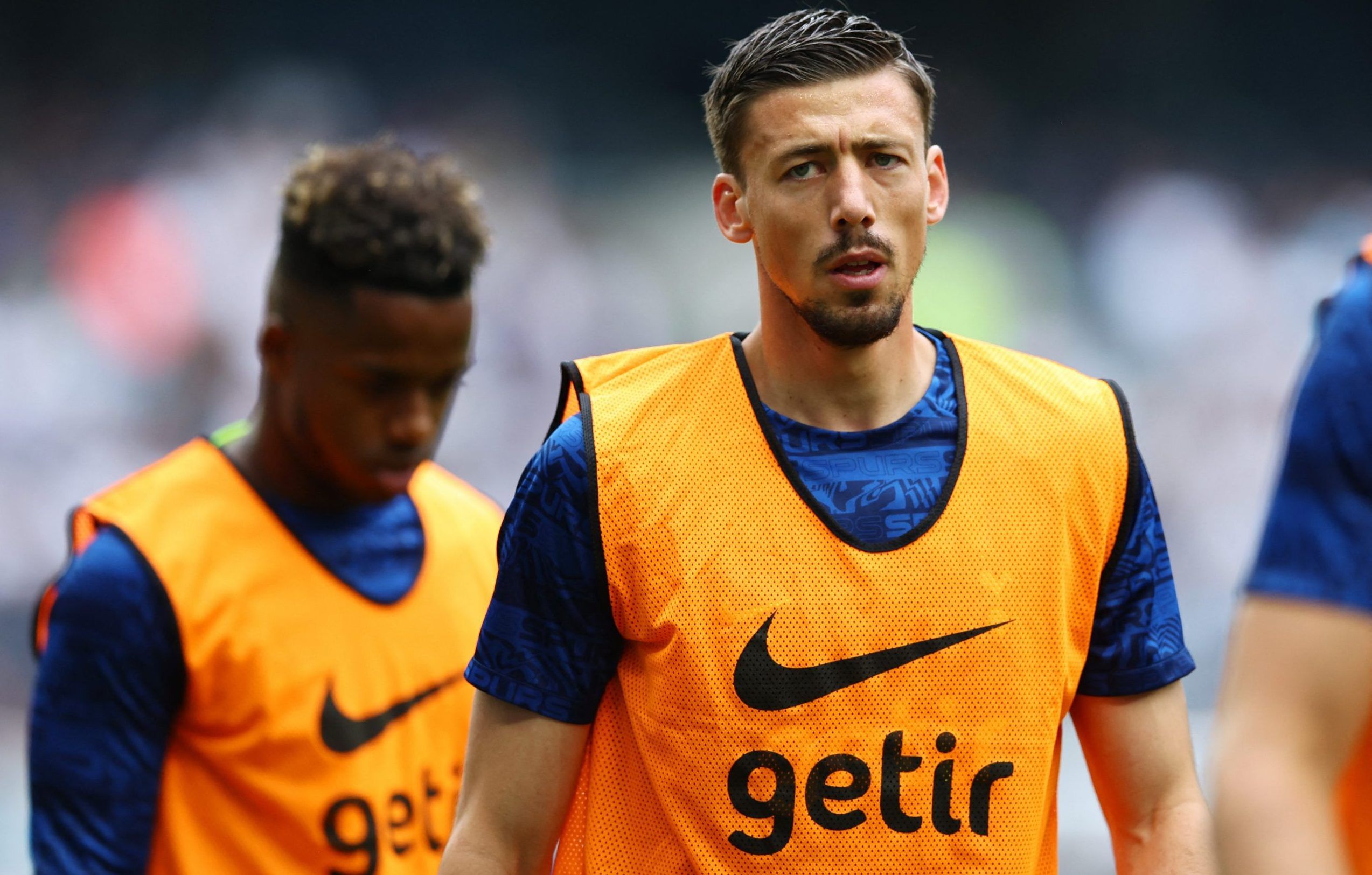 Tottenham Hotspur's Clement Lenglet during the warm up before the match