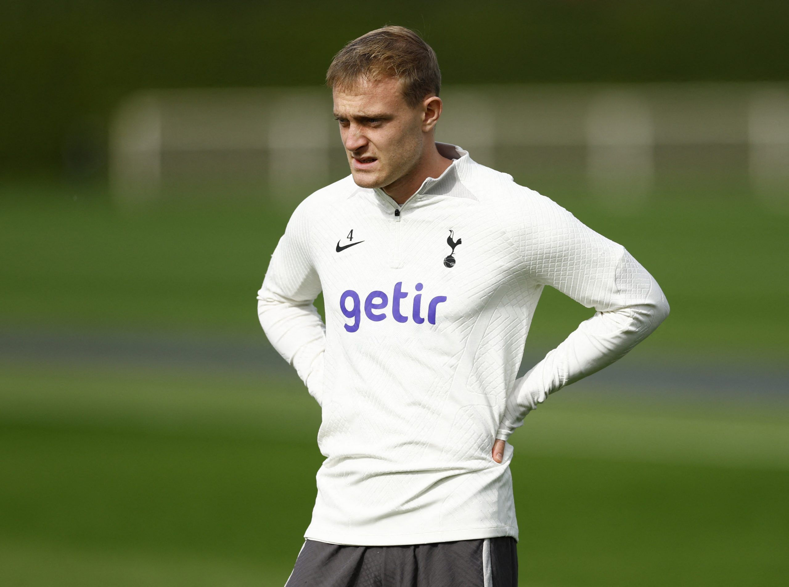 Tottenham Hotspur's Oliver Skipp during training