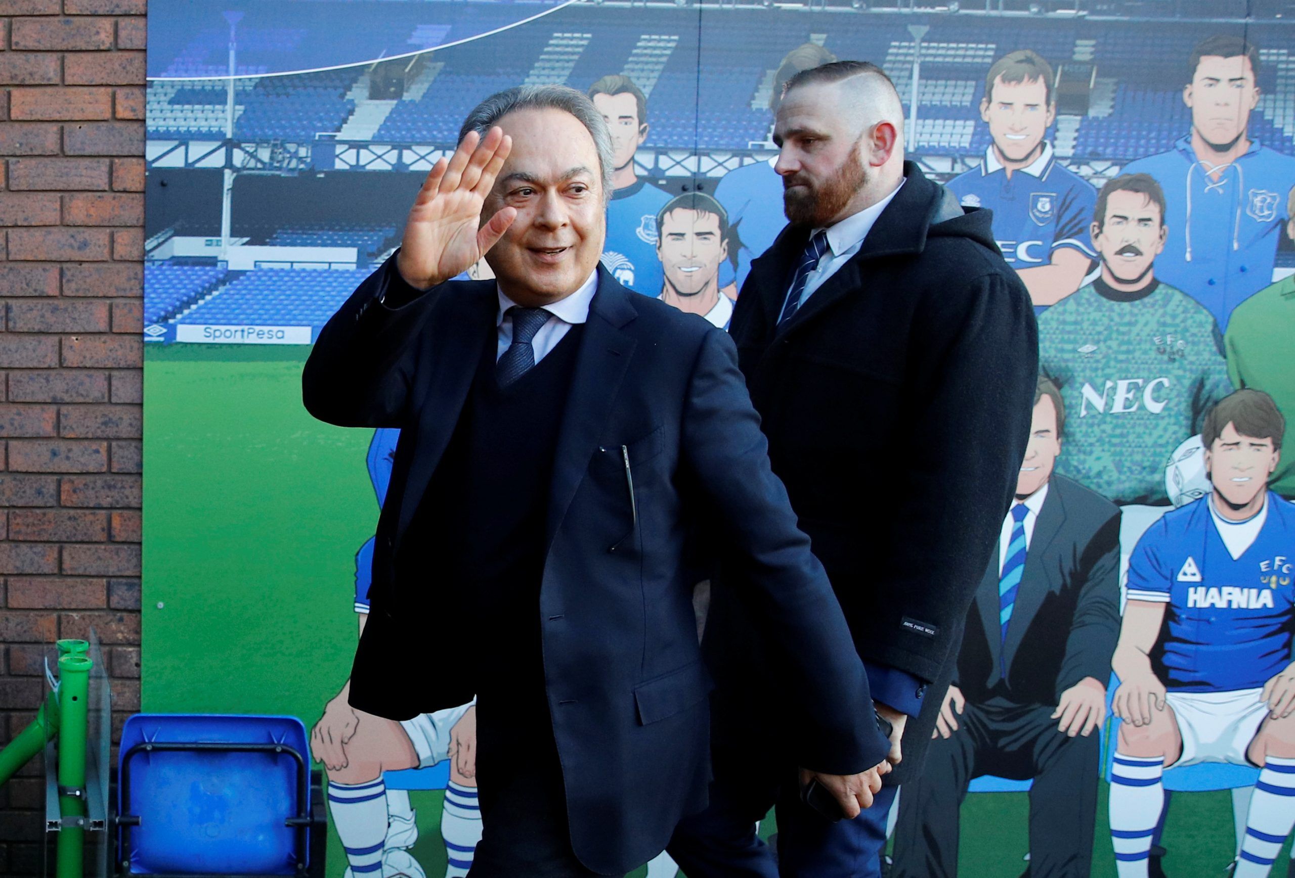 Soccer Football - Premier League - Everton v Arsenal - Goodison Park, Liverpool, Britain - December 21, 2019  Everton owner Farhad Moshiri arrives before the match   REUTERS/Phil Noble  EDITORIAL USE ONLY. No use with unauthorized audio, video, data, fixture lists, club/league logos or 