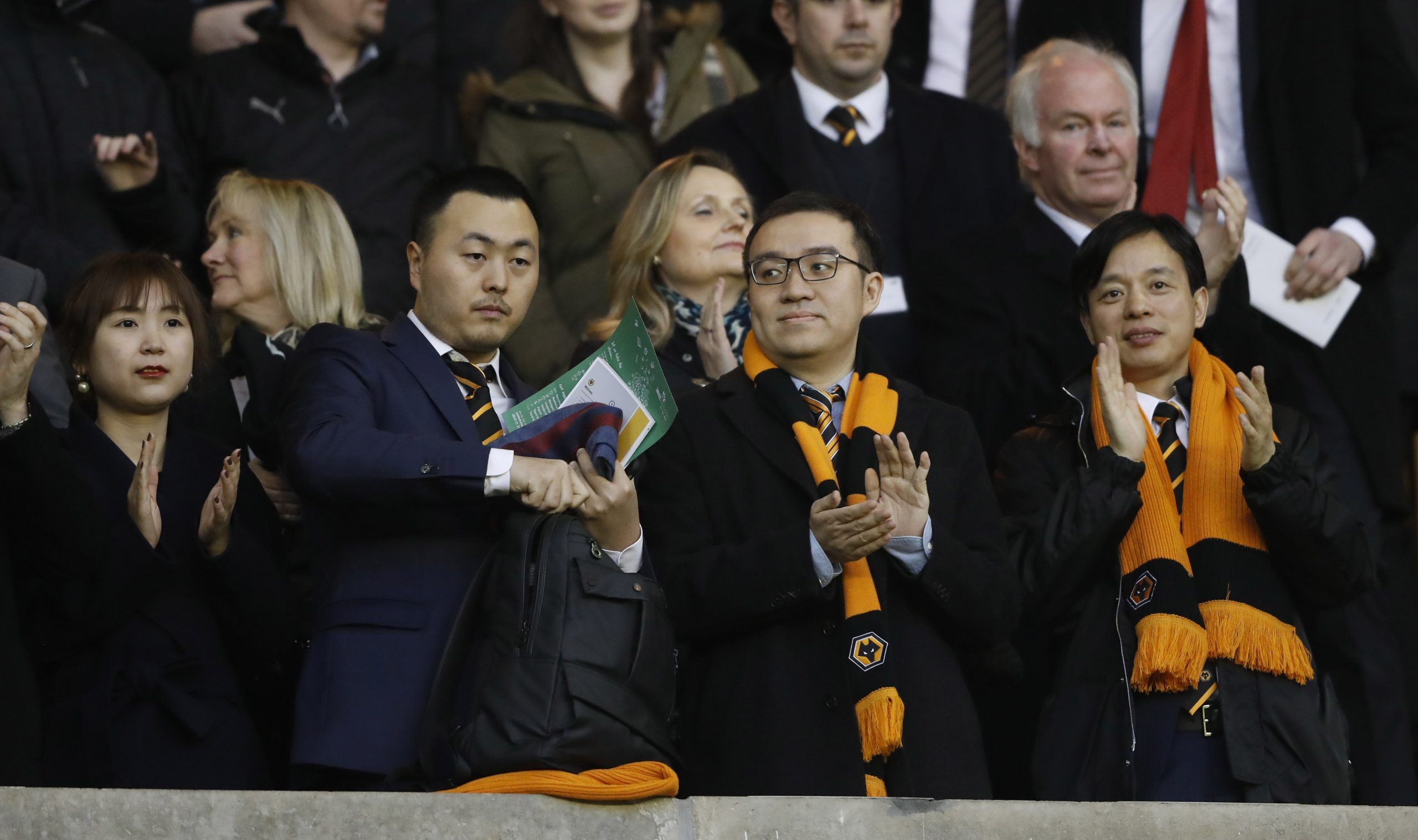 Britain Soccer Football - Wolverhampton Wanderers v Chelsea - FA Cup Fifth Round - Molineux - 18/2/17 Jeff Shi of Fosun International and Wolverhampton Wanderers owner Action Images via Reuters / Carl Recine Livepic EDITORIAL USE ONLY. No use with unauthorized audio, video, data, fixture lists, club/league logos or 