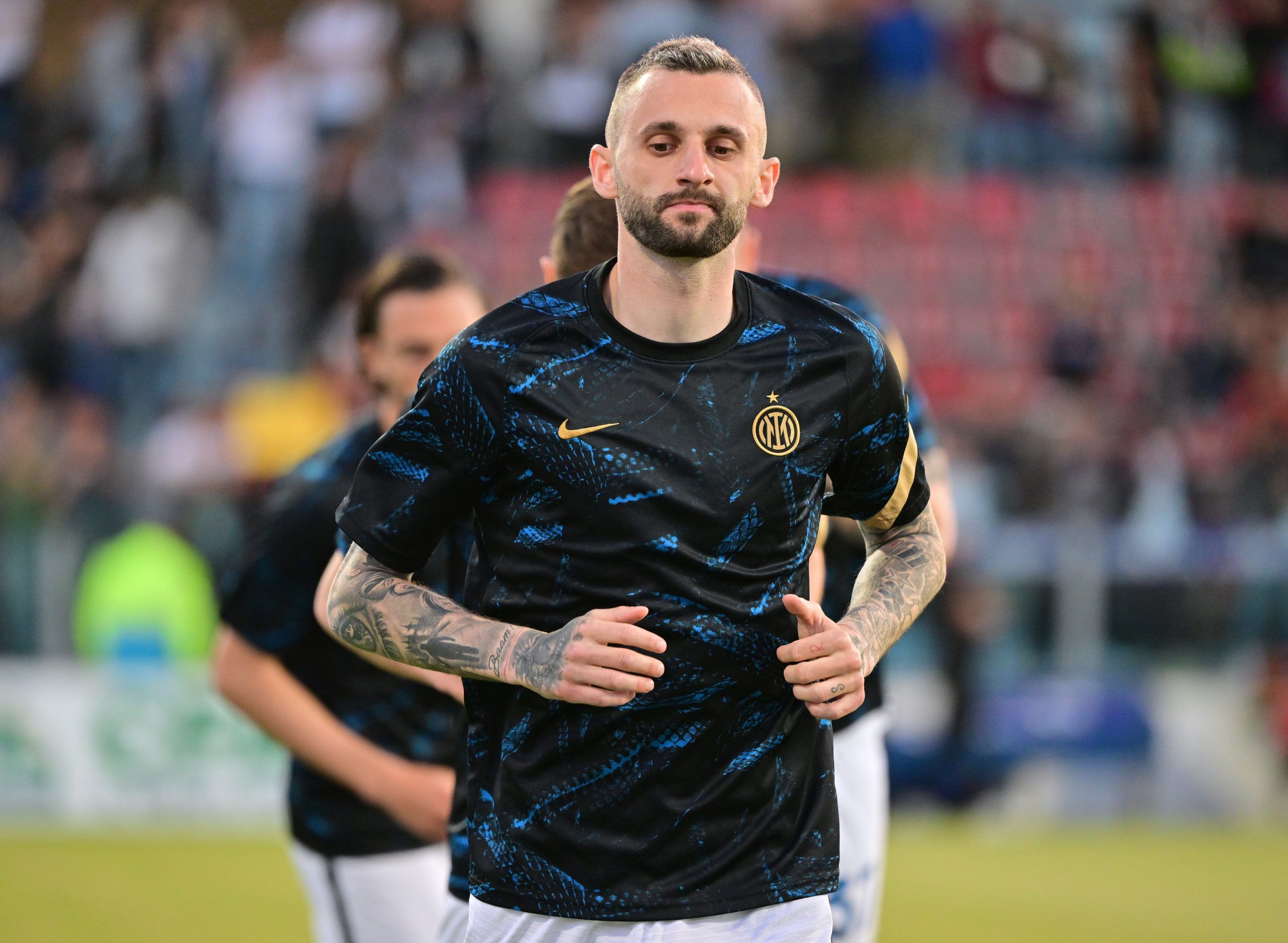 Soccer Football - Serie A - Cagliari v Inter Milan - Sardegna Arena, Cagliari, Italy - May 15, 2022  Inter Milan's Marcelo Brozovic during the warm up before the match REUTERS/Alberto Lingria