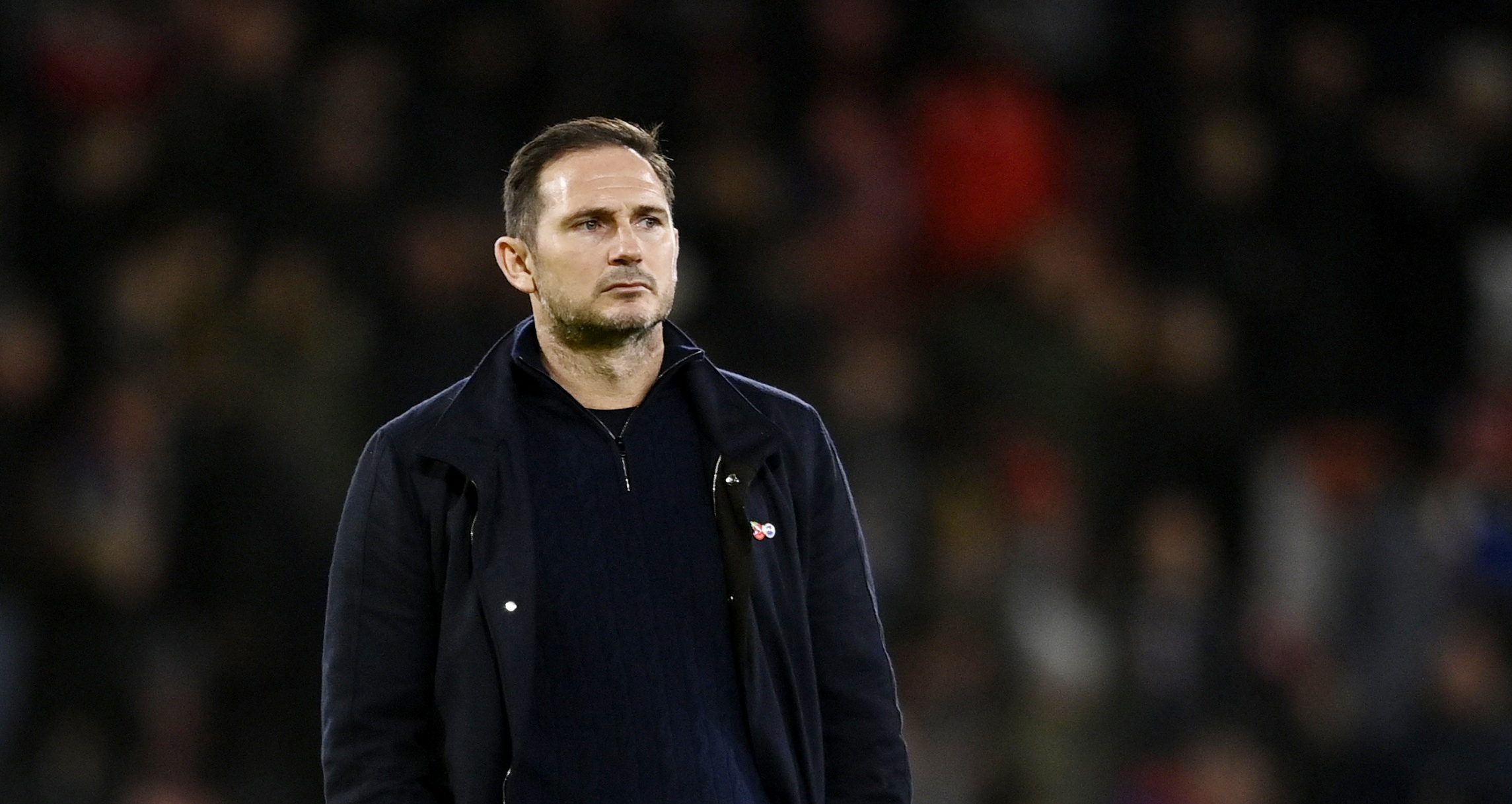Soccer Football - Carabao Cup Third Round - AFC Bournemouth v Everton - Vitality Stadium, Bournemouth, Britain - November 8, 2022 Everton manager Frank Lampard looks dejected after the match REUTERS/Tony Obrien EDITORIAL USE ONLY. No use with unauthorized audio, video, data, fixture lists, club/league logos or 'live' services. Online in-match use limited to 75 images, no video emulation. No use in betting, games or single club /league/player publications.  Please contact your account representat