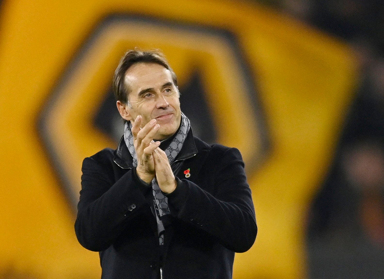 Soccer Football - Premier League - Wolverhampton Wanderers v Arsenal - Molineux Stadium, Wolverhampton, Britain - November 12, 2022 Wolverhampton Wanderers manager Julen Lopetegui before the match REUTERS/Tony Obrien EDITORIAL USE ONLY. No use with unauthorized audio, video, data, fixture lists, club/league logos or 'live' services. Online in-match use limited to 75 images, no video emulation. No use in betting, games or single club /league/player publications.  Please contact your account repre