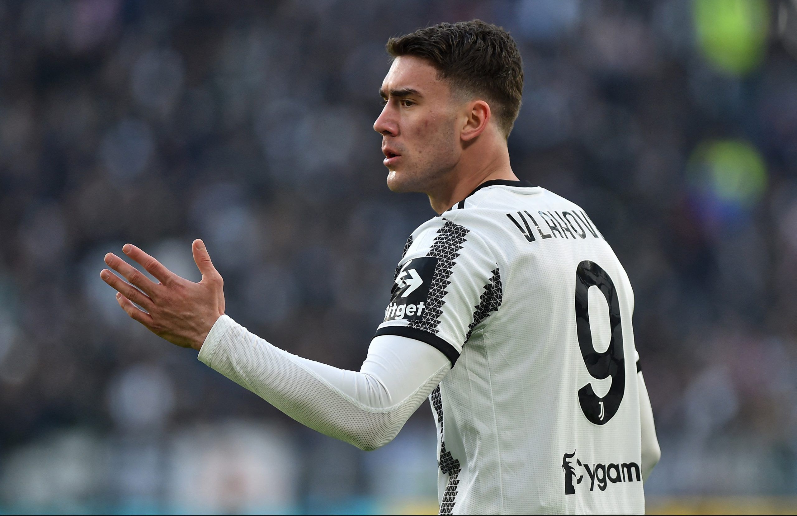 Soccer Football - Serie A - Juventus v Monza - Allianz Stadium, Turin, Italy - January 29, 2023  Juventus' Dusan Vlahovic REUTERS/Massimo Pinca