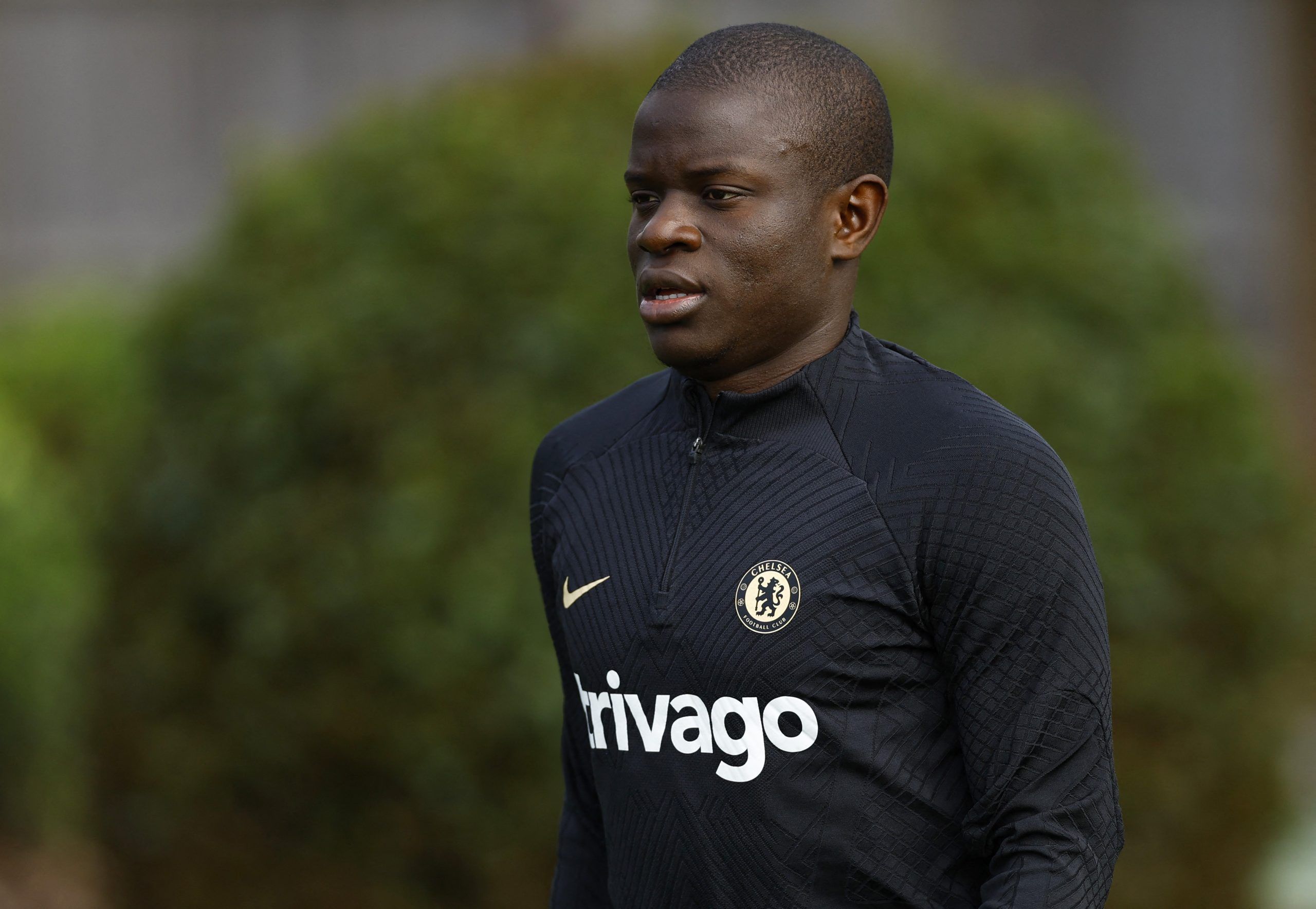 Soccer Football - Champions League - Chelsea Training - Cobham Training Centre, Cobham, Britain - October 4, 2022 Chelsea's N'Golo Kante during training Action Images via Reuters/Andrew Boyers