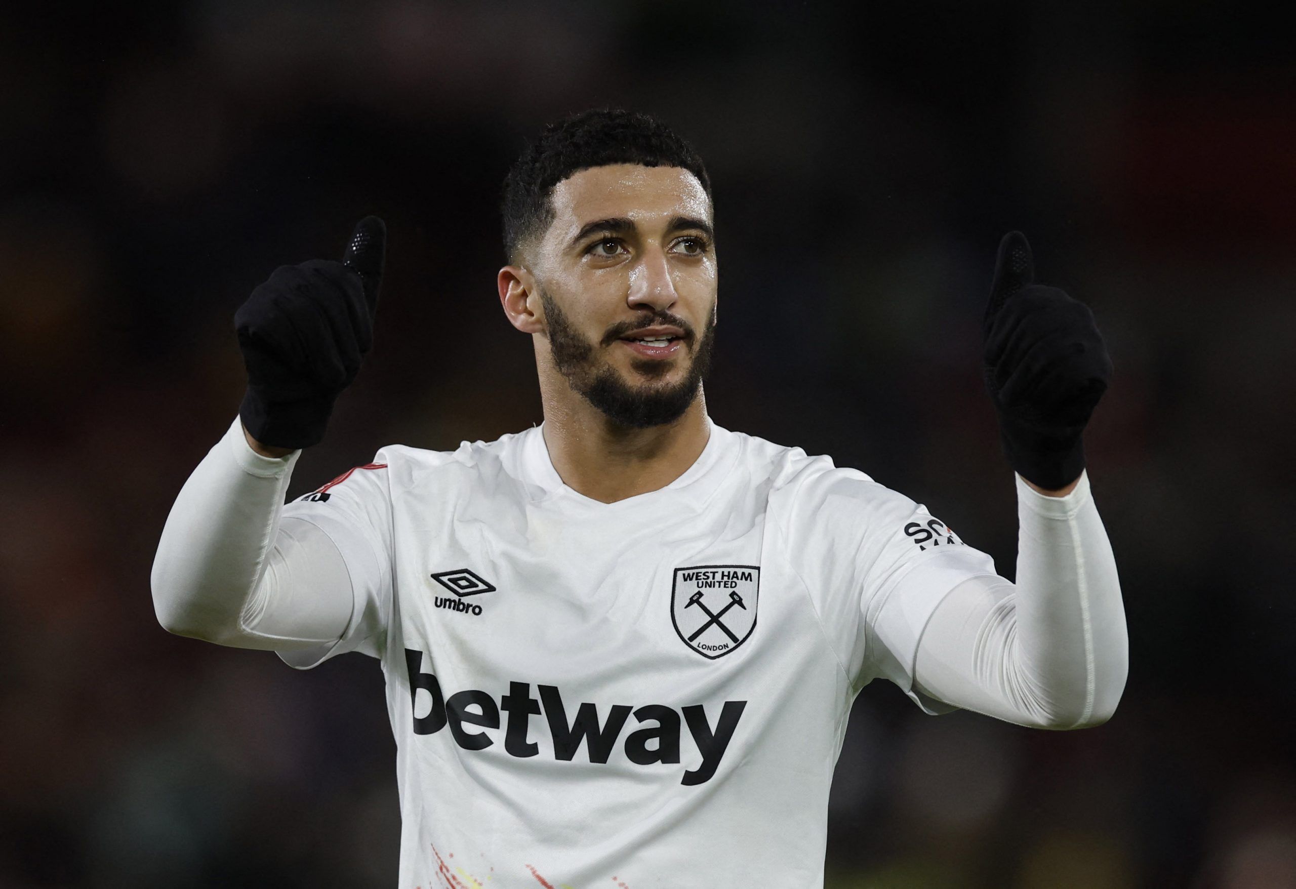 Soccer Football - FA Cup Third Round - Brentford v West Ham United - Brentford Community Stadium, London, Britain - January 7, 2023  West Ham United's Said Benrahma celebrates after the match Action Images via Reuters/Andrew Couldridge