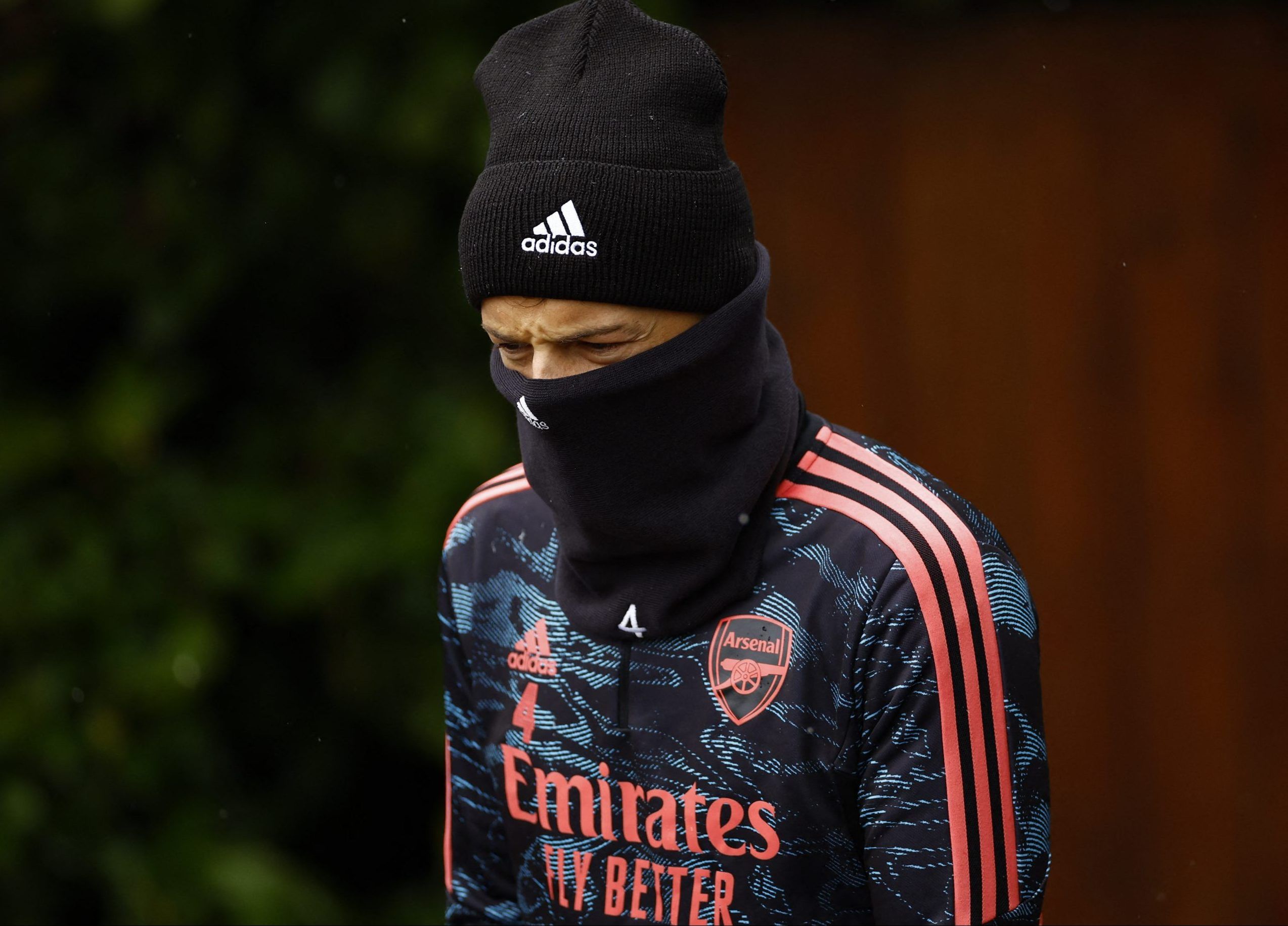 Soccer Football - Europa League - Arsenal Training - Arsenal Training Centre, London Colney, Britain - March 8, 2023 Arsenal's Ben White during training Action Images via Reuters/John Sibley